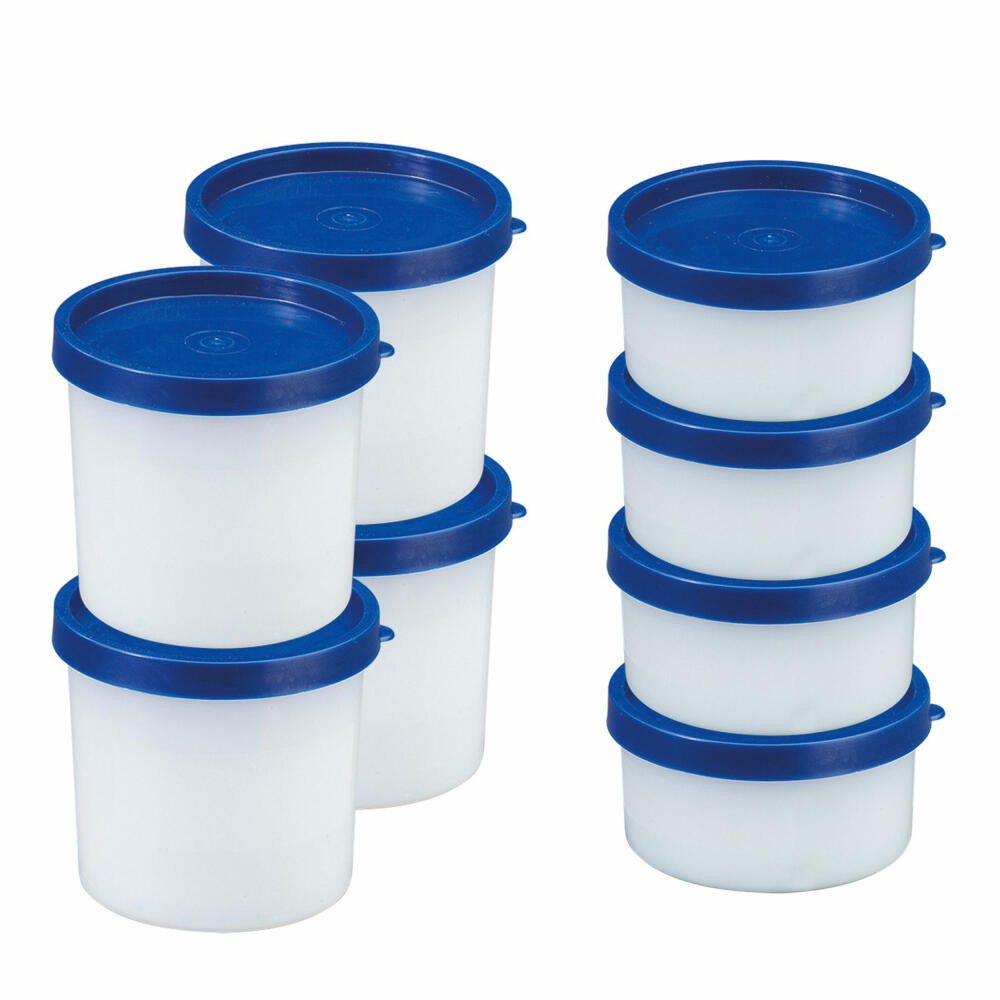 WESTMARK Vorratsdose Set 8tlg., je 4 Kräuterdosen/Gefrierdosen, 4 Kräuterdosen à 100 ml, PE