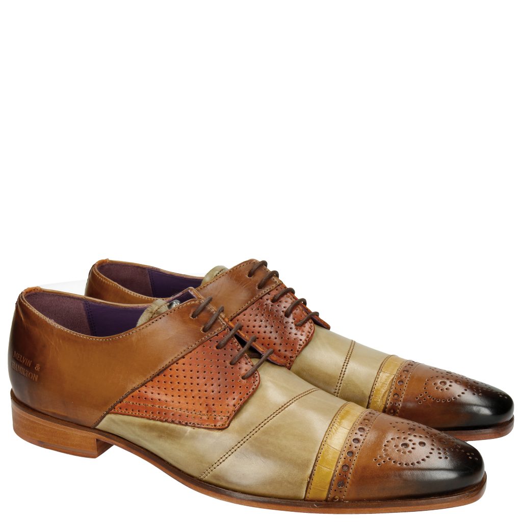 Melvin & Hamilton, Elvis 63, heren Derby, blauw, 42 EU, blauw, 42 EU