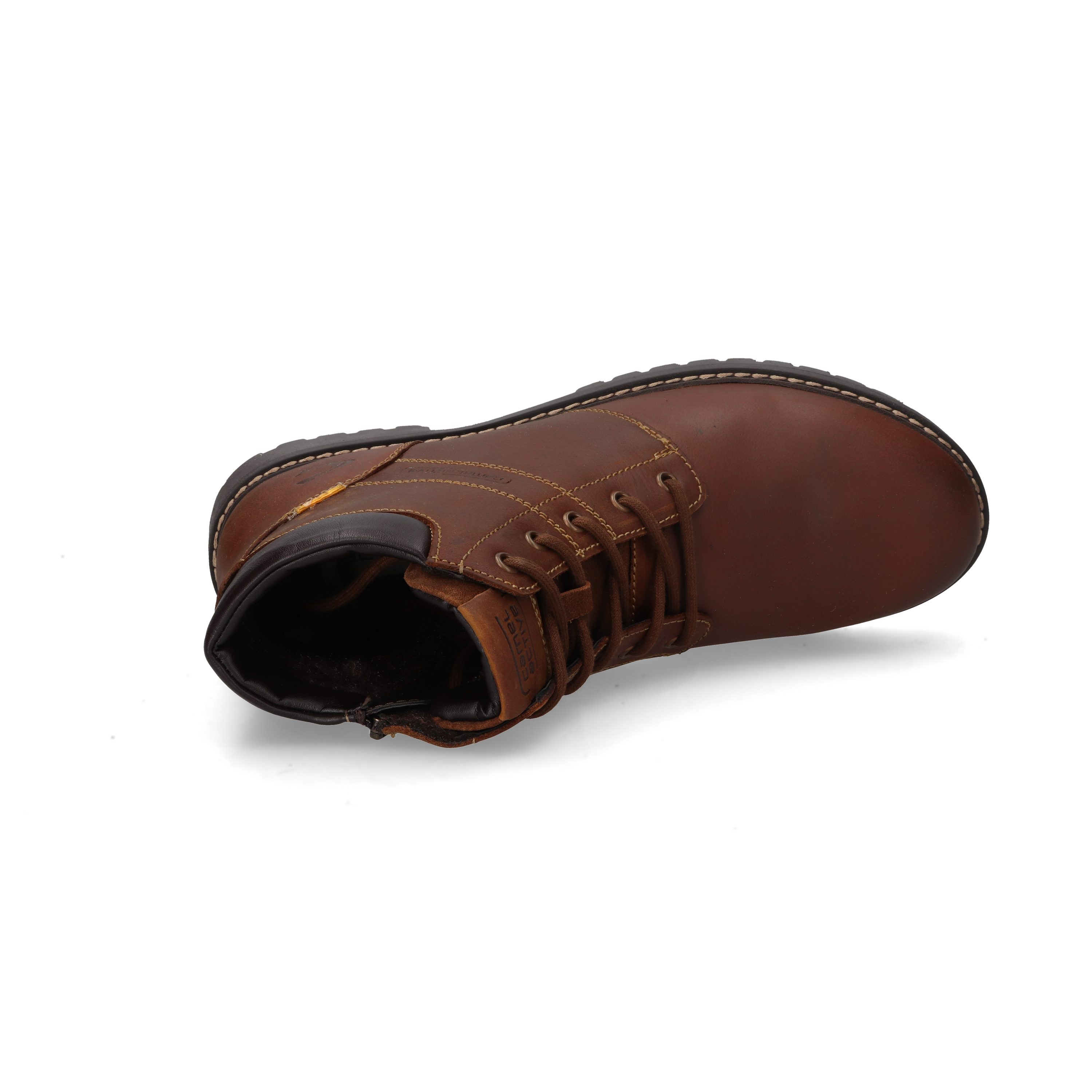 camel active Winterboots Schnürstiefel mit Profilsohle und Warmfutter