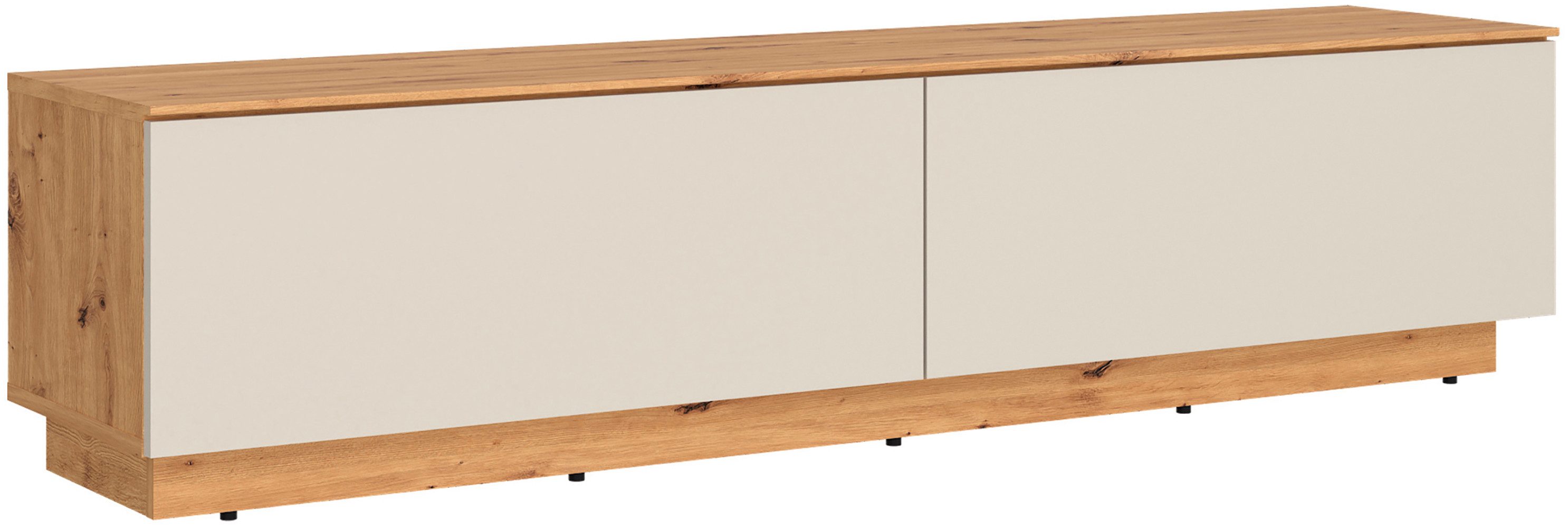 OTTO home Lowboard 2 Klappen und viel Stauraum, hängend oder stehend, grifflos, modern, Breite 160cm – Bild 2 von 5