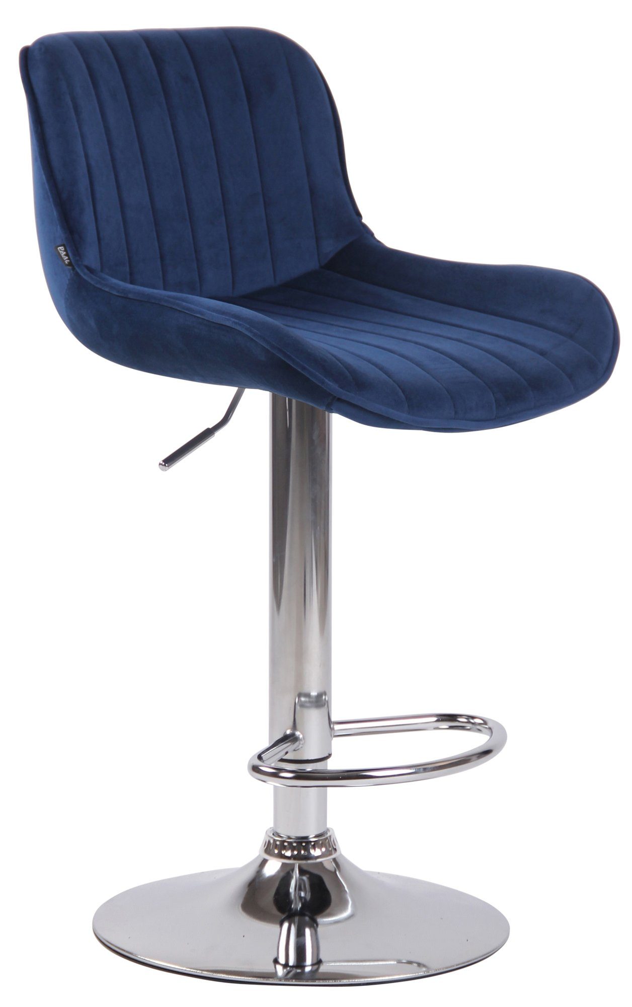 Barhocker Barhocker Lentini Samt chrom