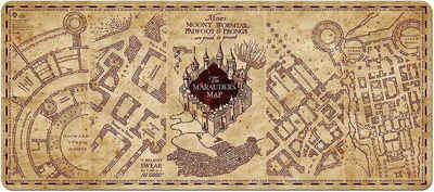 empireposter Gaming Mauspad Gaming Mousepad - Harry Potter Map extra groß - 80x35 cm (1-St)