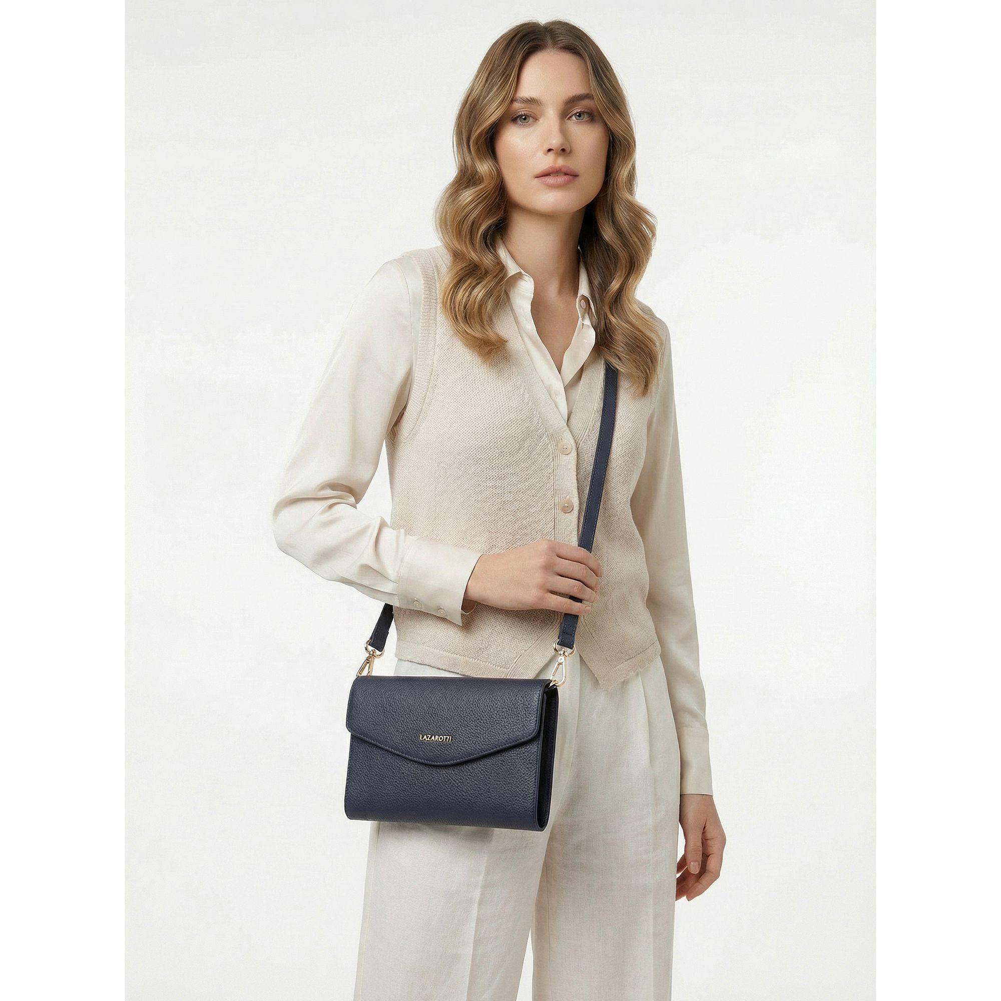 Lazarotti Clutch Bologna Leather, Leder