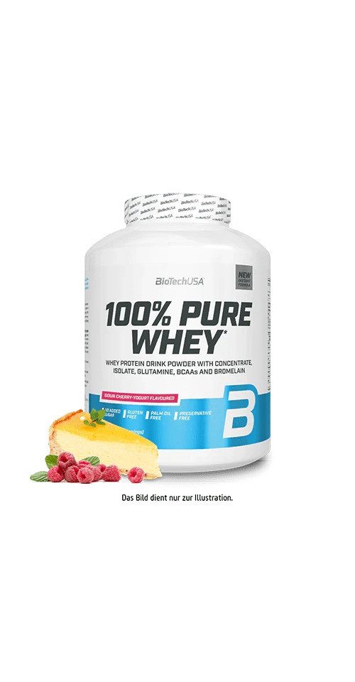 Biotech USA BioTech 100 Pure Whey 2270g - Raspberry Cheesecake Pulver, 2270 g, Pulver