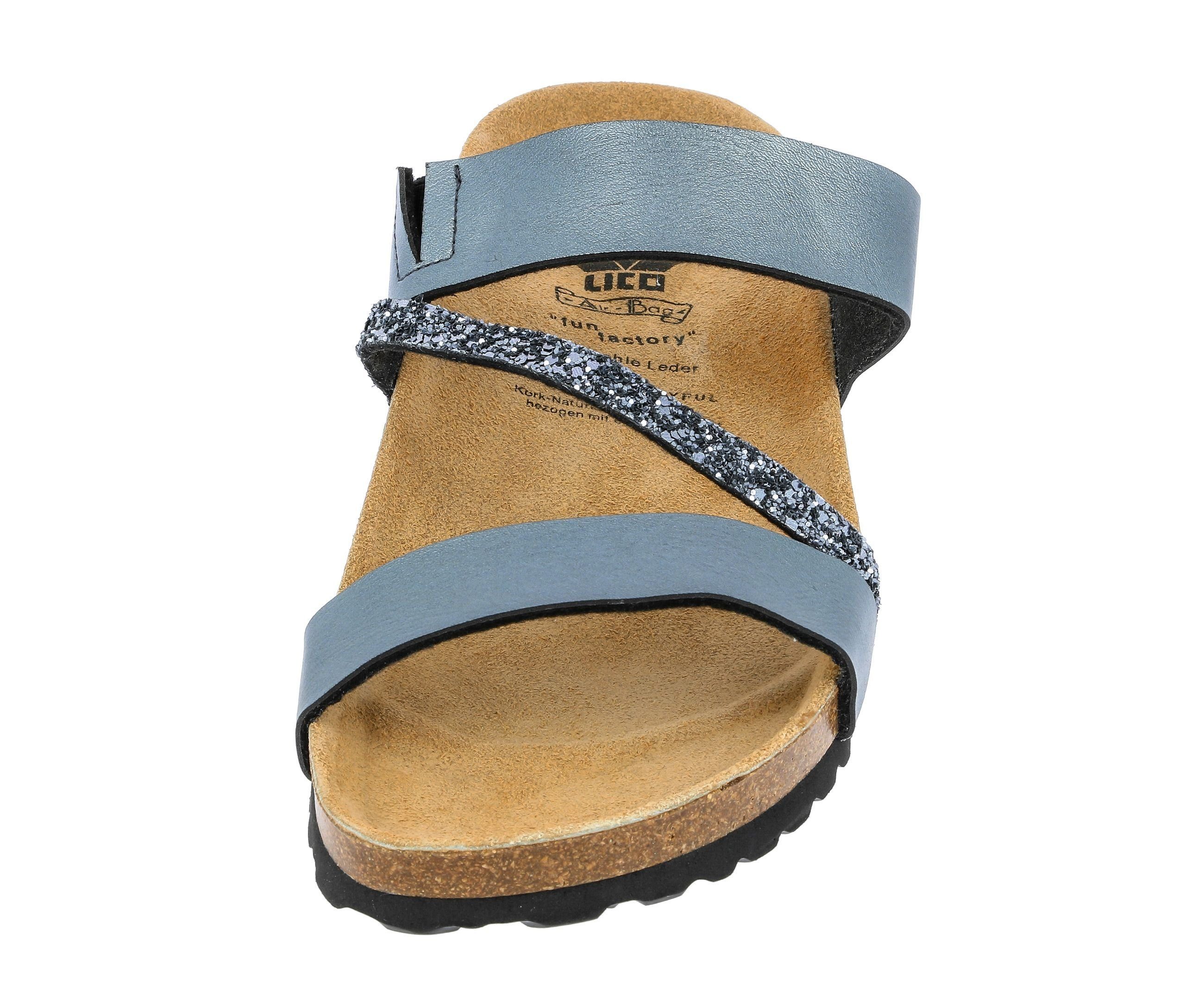 Lico Pantolette Bioline Glitter Pantolette