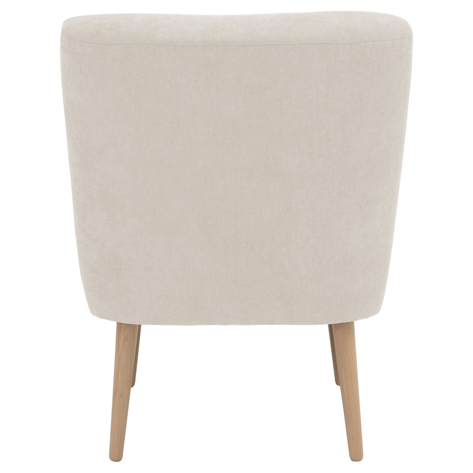 58 aufm beige / Bezug Sessel Sessel inkl. (Sparpreis hochwertig Flachgewebe verarbeitet,bequemer Versand, 1-St), Kessel Sitz 21640 natur Kostenlosem Kamle Buche