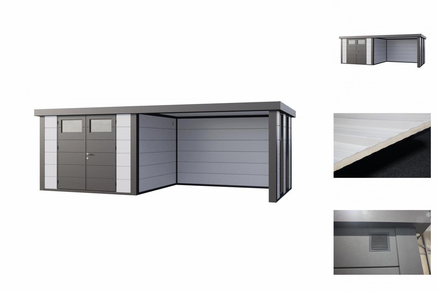 Wolff GartenGeräteschrank »Eleganto 3030 Weiß Mit Lounge 3330 2