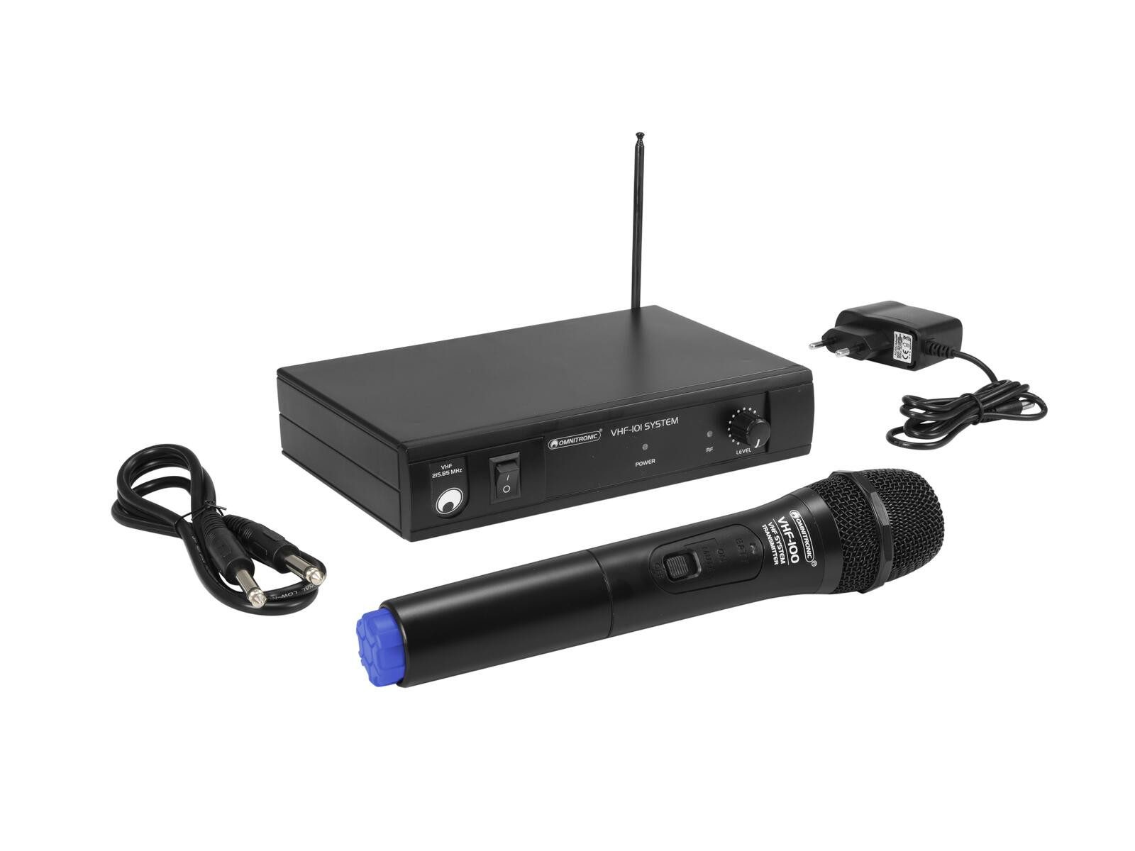 Mikrofon OMNITRONIC VHF-101 Funkmikrofon-System 201.60MHz