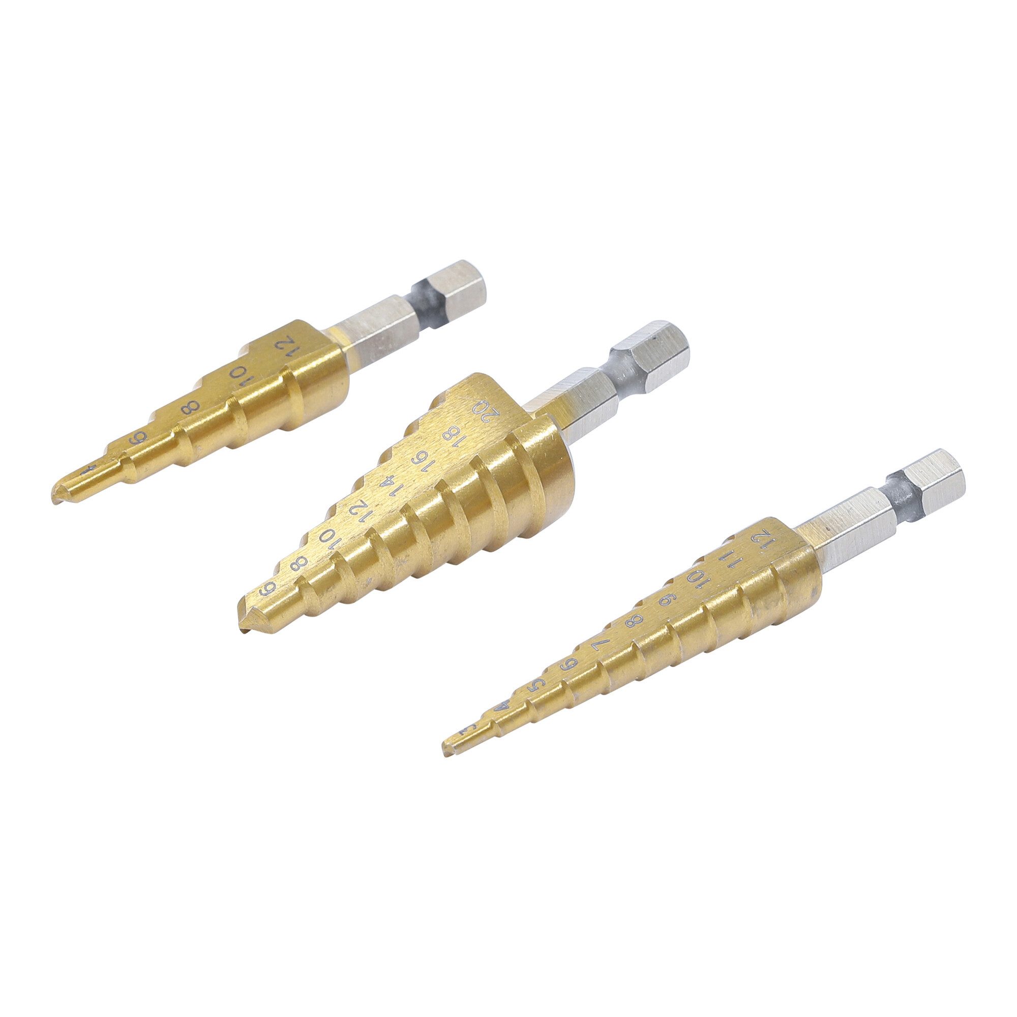 BGS Universalbohrer BGS Do it yourself HSS-Stufenbohrer-Satz 3 - 20 mm 3-tlg.