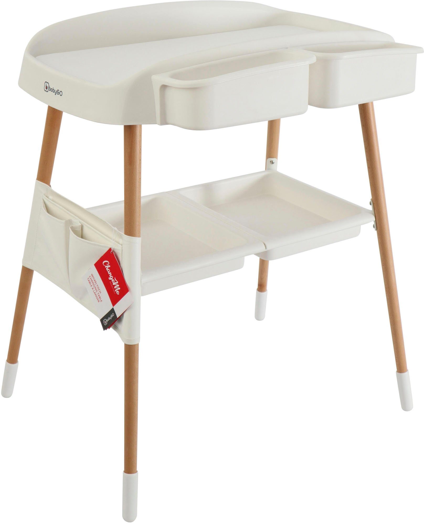 BabyGo Wickeltisch ChangeMe, weiß, Made in Europe