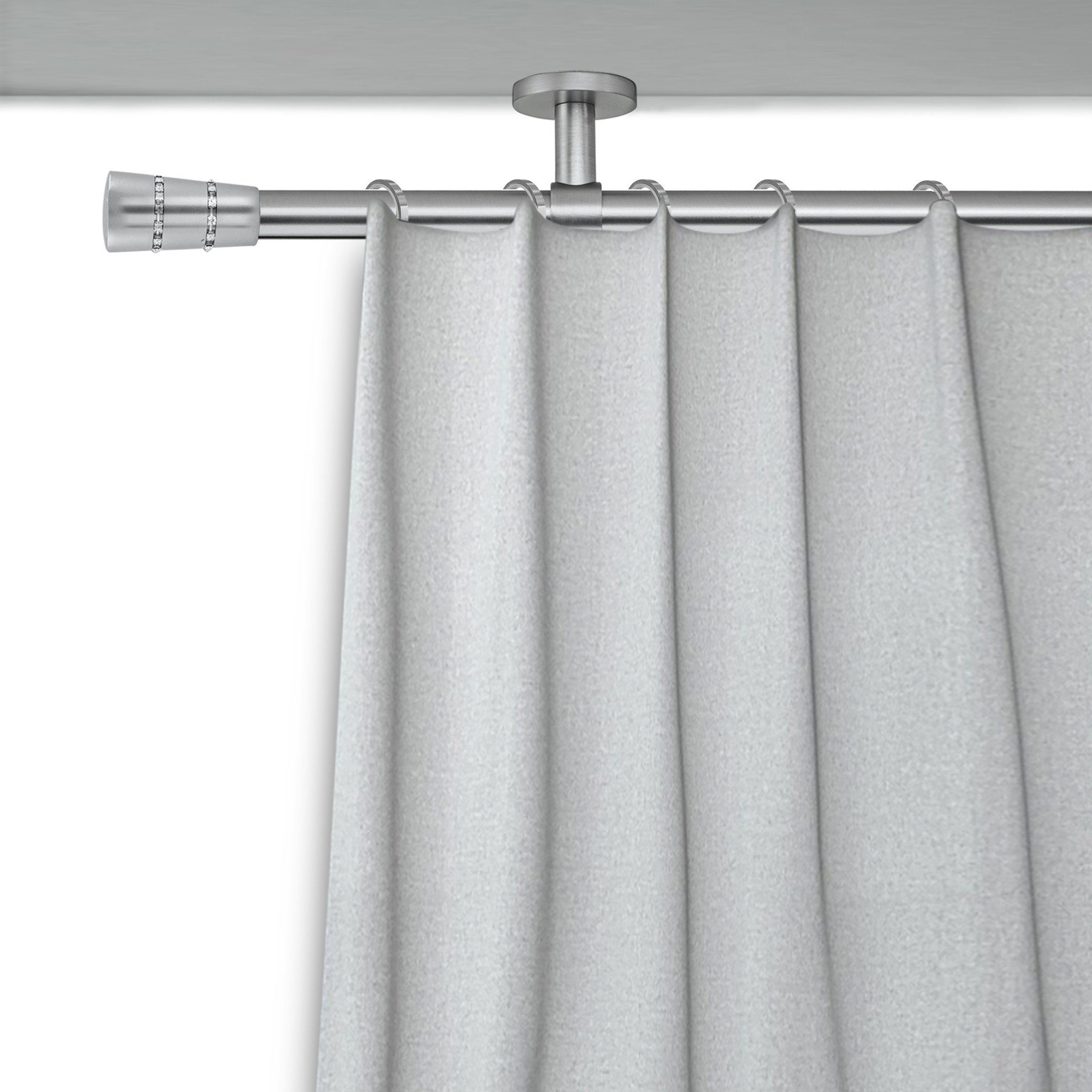 SN DECO GROUP Gardinenstange Rennes, Ø 19 mm, 1-läufig, fixmaß, Verschraubt günstig online kaufen