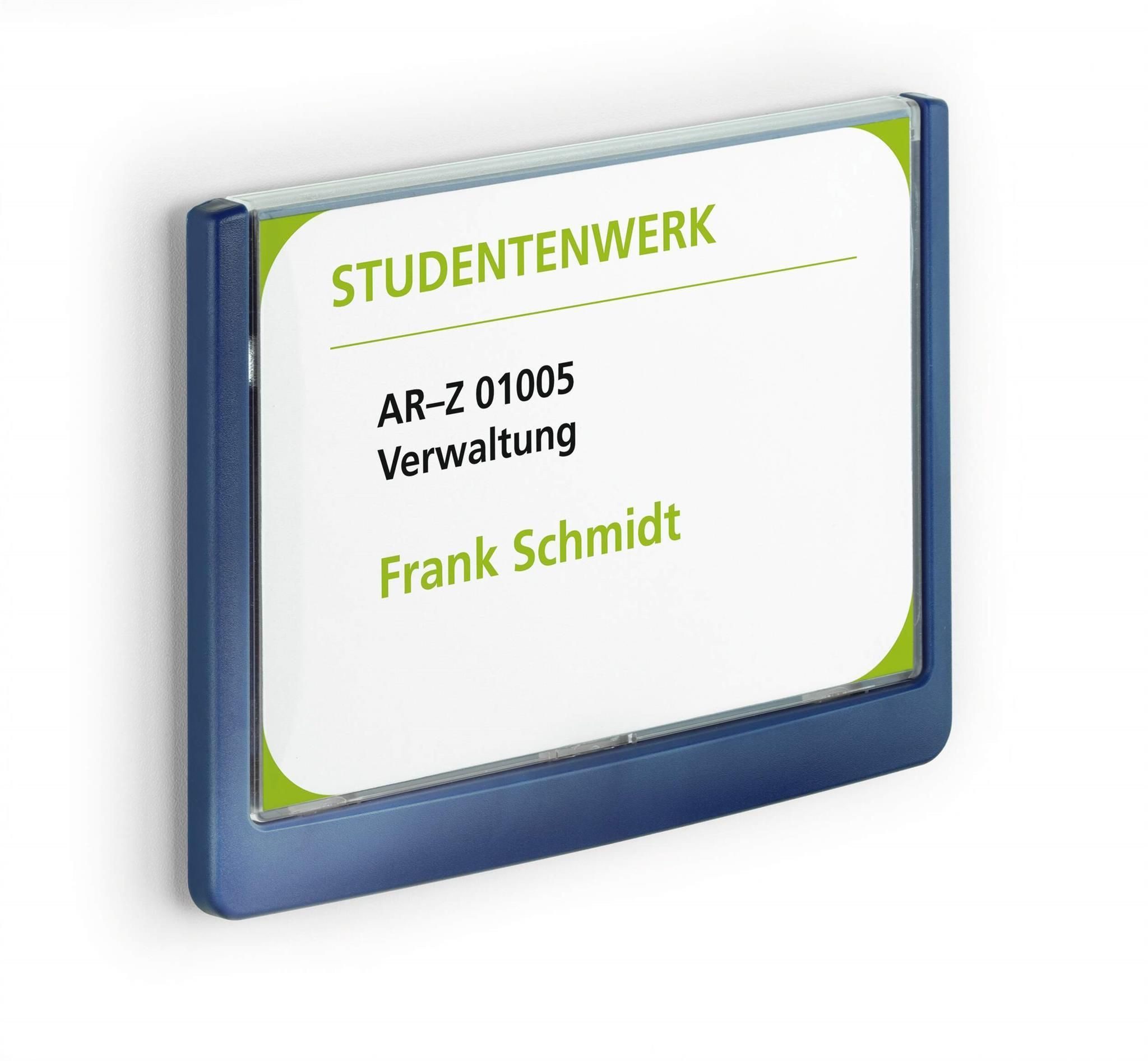 DURABLE Hinweisschild Durable Türschild 149x105,5mm d.bl CLICK SIGN transparente Front