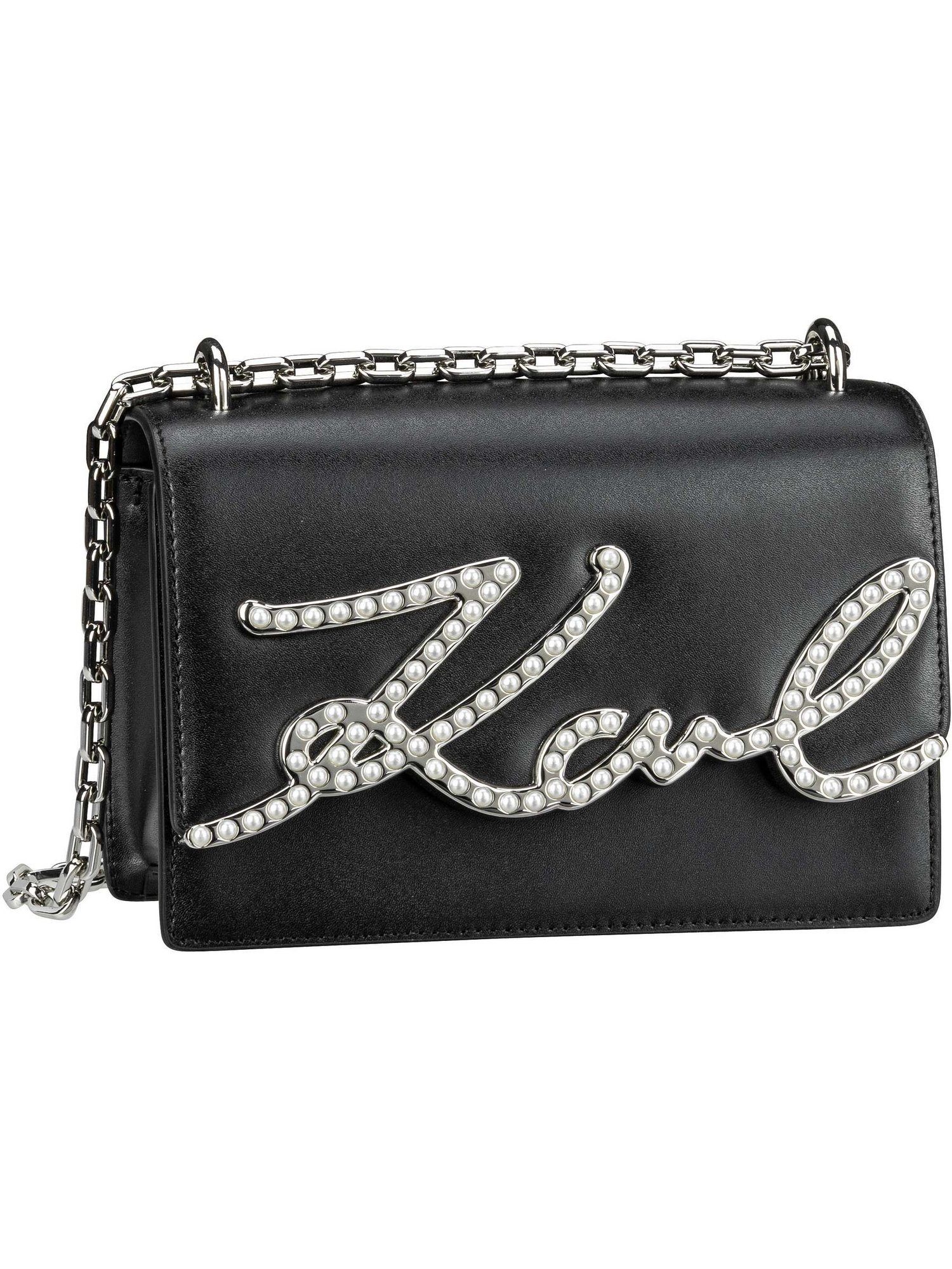 KARL LAGERFELD Umhängetasche K/Signature SP SM SHB Pearls, Umhängetasche klein