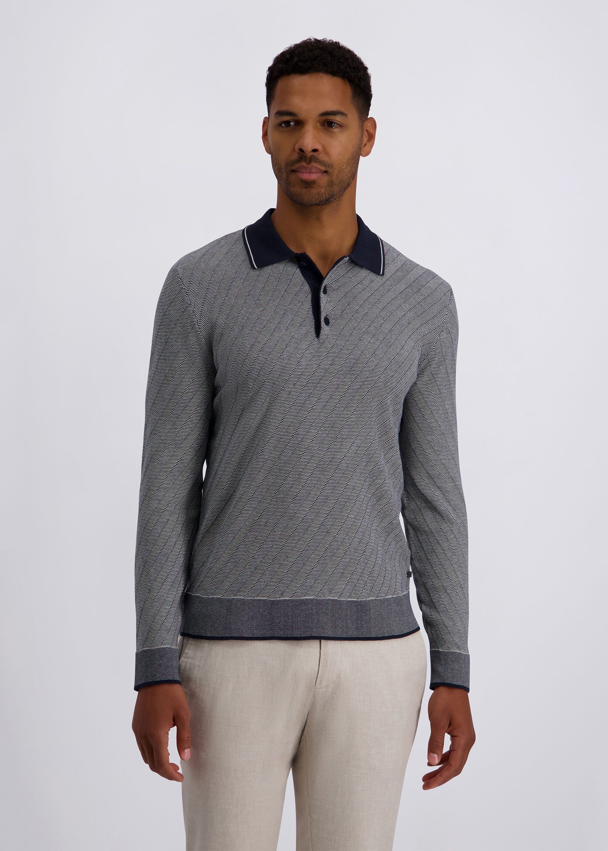 Pierre Cardin Poloshirt (1-tlg) aus reiner Baumwolle