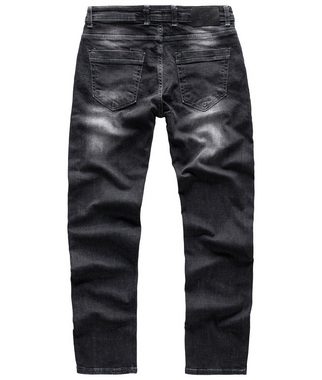 Rock Creek Regular-fit-Jeans Herren Jeans Stonewashed Dunkelgrau RC-2273