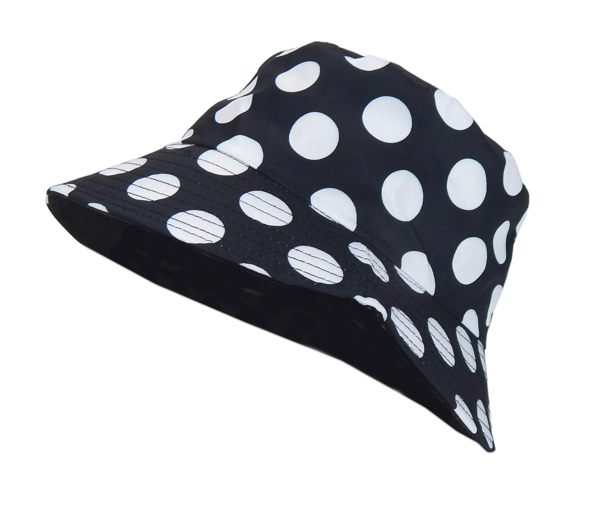 Ella Jonte Sonnenhut Bucket Hat mit Polka Dots – Stylischer Wendehut für Sommer & Urlaub