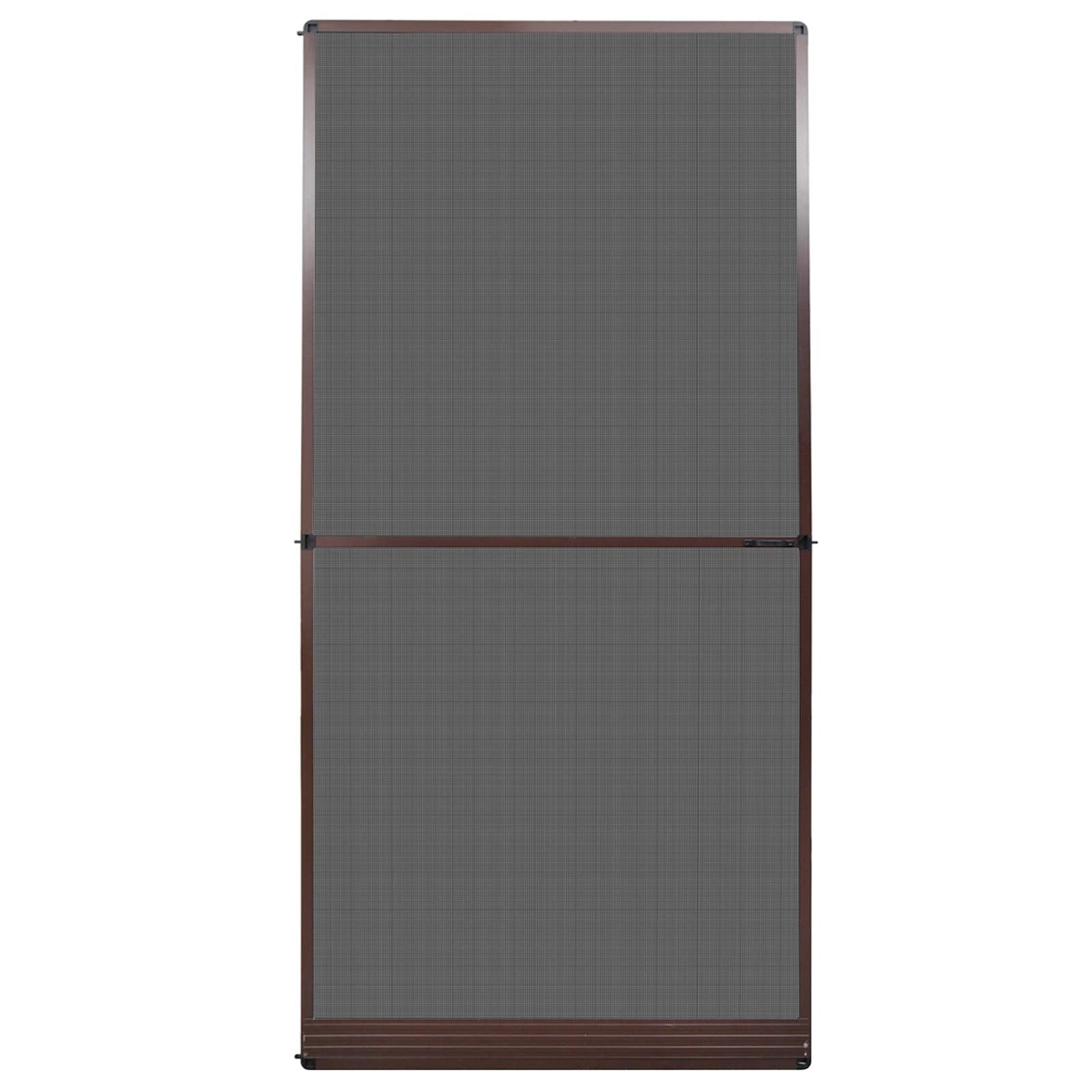 vidaXL Terrassendach Schwenk-Insektenscreen Braun und Schwarz 120 x 240 cm, (1-St)