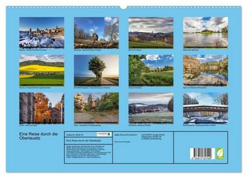 CALVENDO Wandkalender Die Oberlausitz (Premium, hochwertiger DIN A2 Wandkalender 2023, Kunstdruck in Hochglanz)
