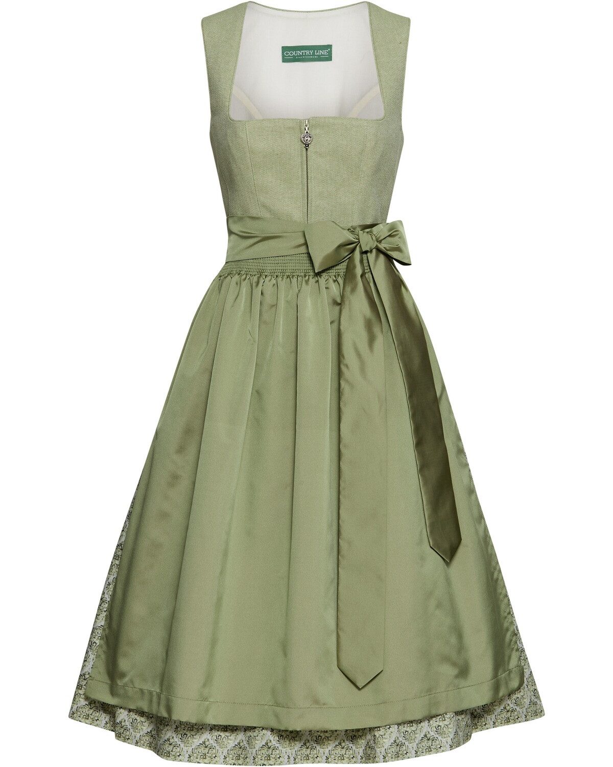 Country Line Dirndl Midi-Dirndl mit Fischgrat-Mieder