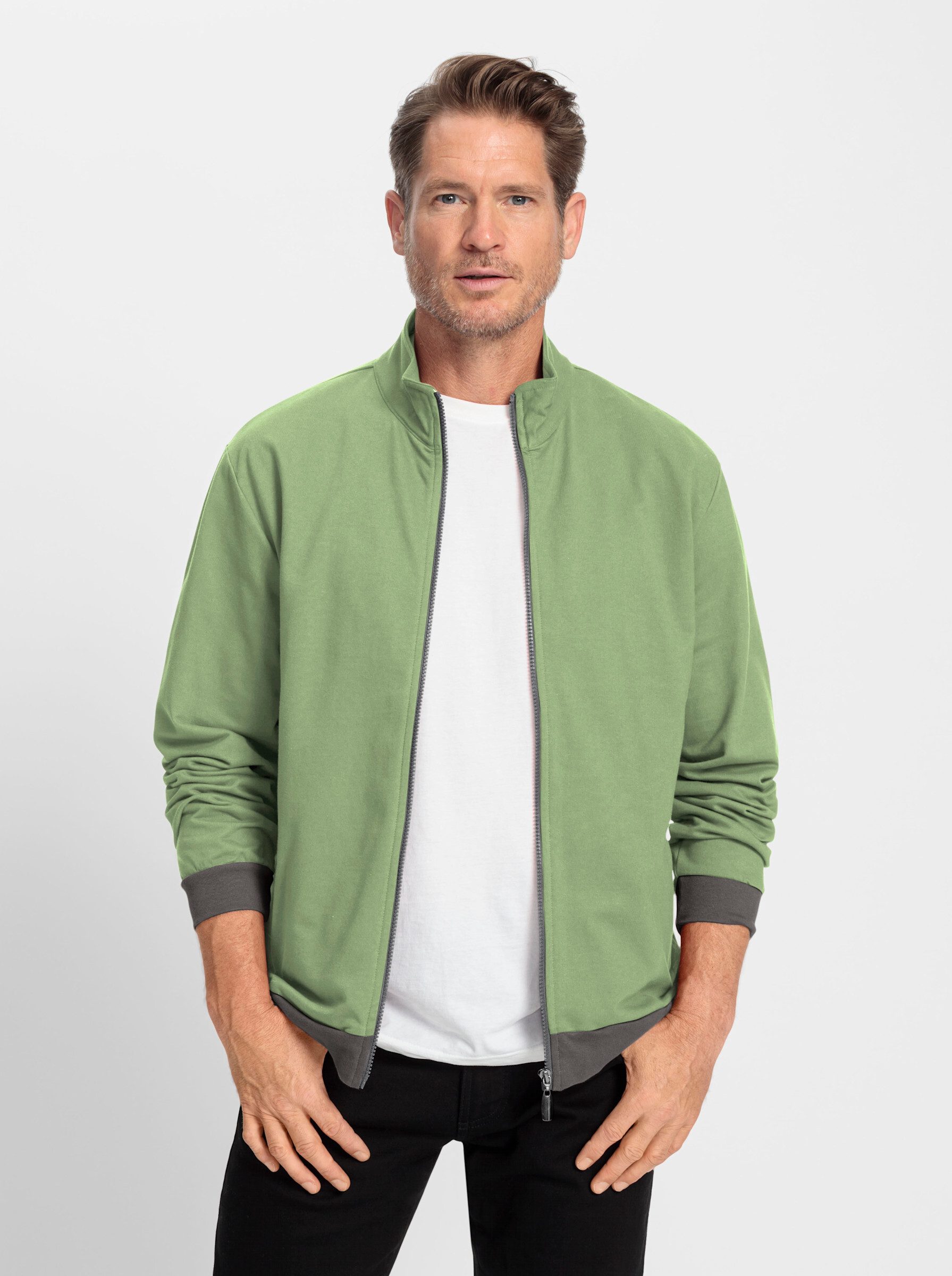 Witt T-Shirt Shirtjacke Langarm