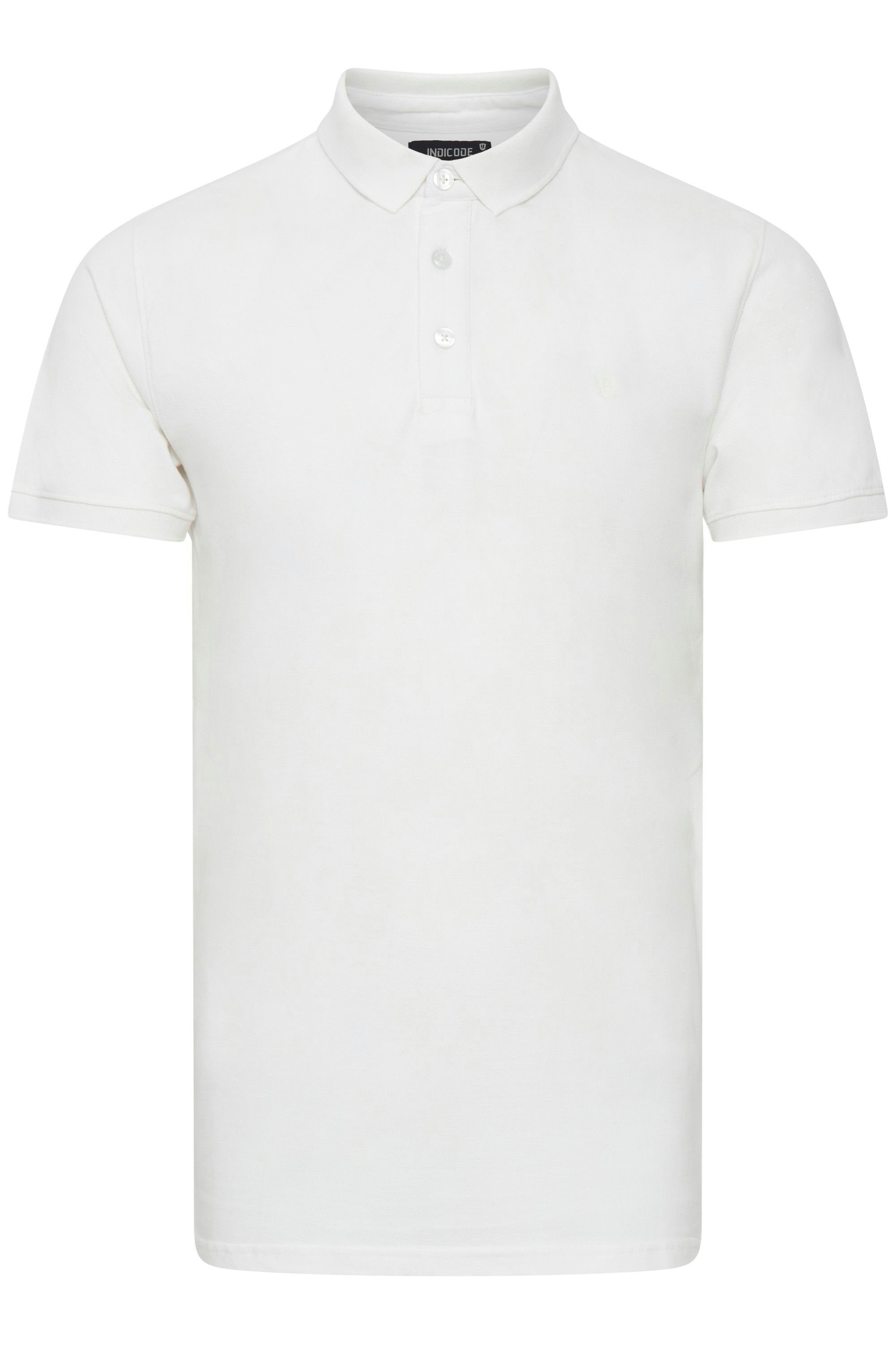 Indicode Poloshirt IDRebbert Poloshirt im klassischen Schnitt Off-White (002)