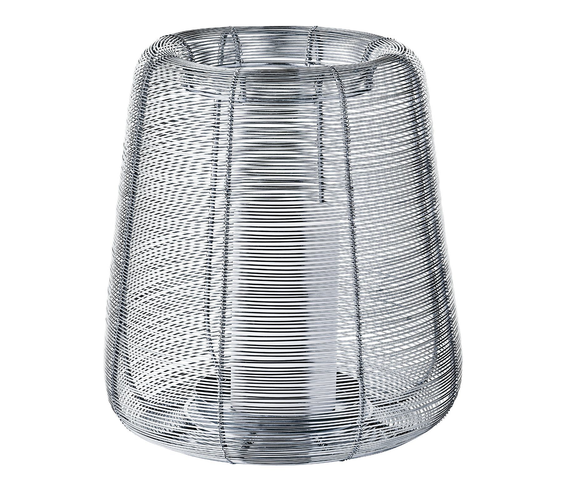 EDZARD Windlicht Kurt, Silber-Optik, Edelstahl, vernickelt, günstig online kaufen