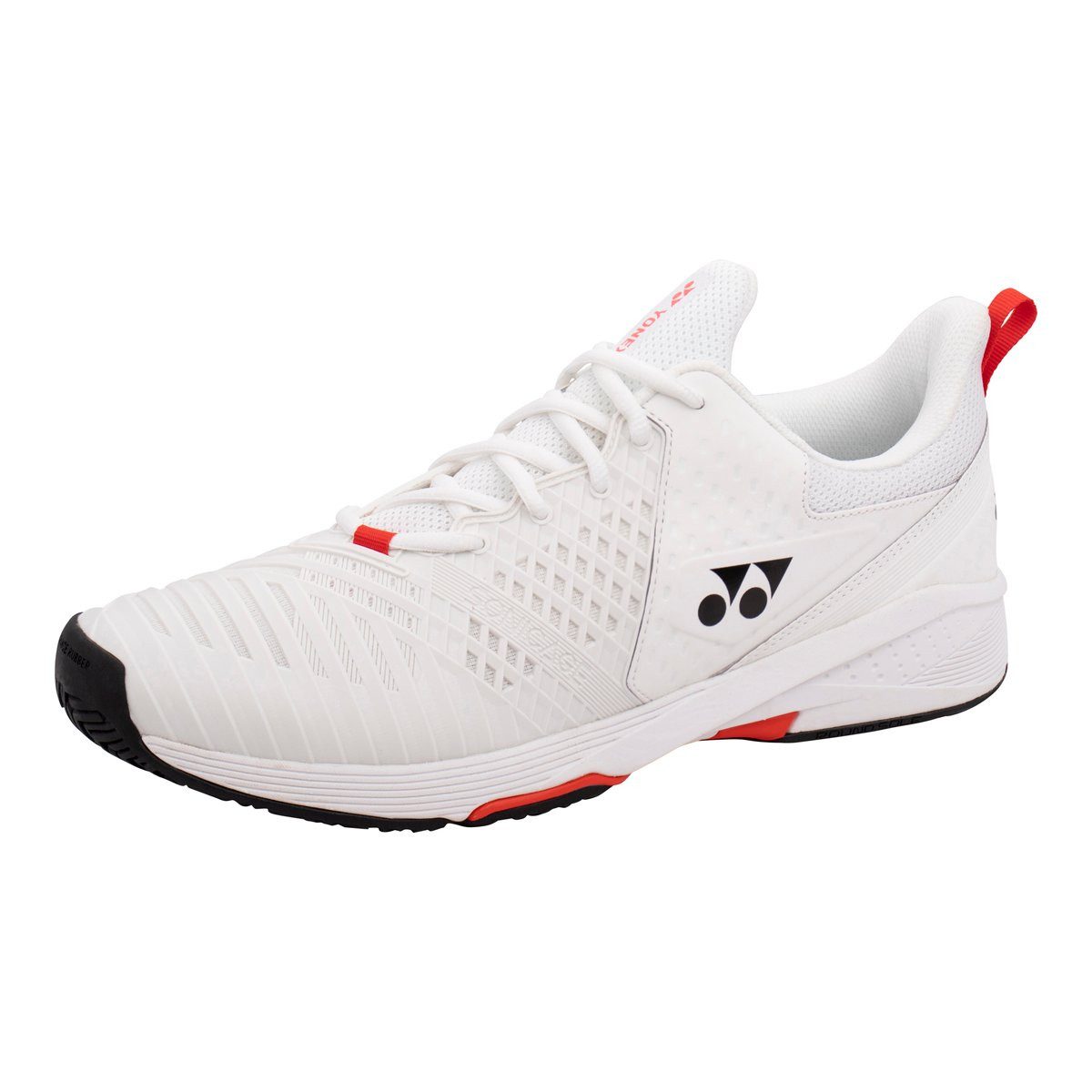 Yonex Sonicage 3 Allcourt (Dämpfung) weiss/rot Herren Tennisschuh