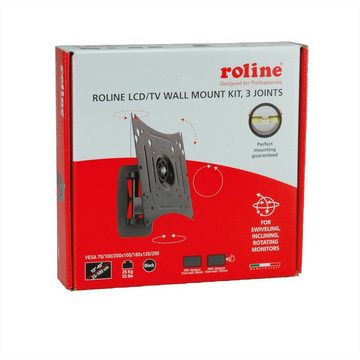 ROLINE LCD/TV-Wandhalterung, 4 Drehpunkte Monitor-Halterung, (10-40 Zoll, bis 25 kg)