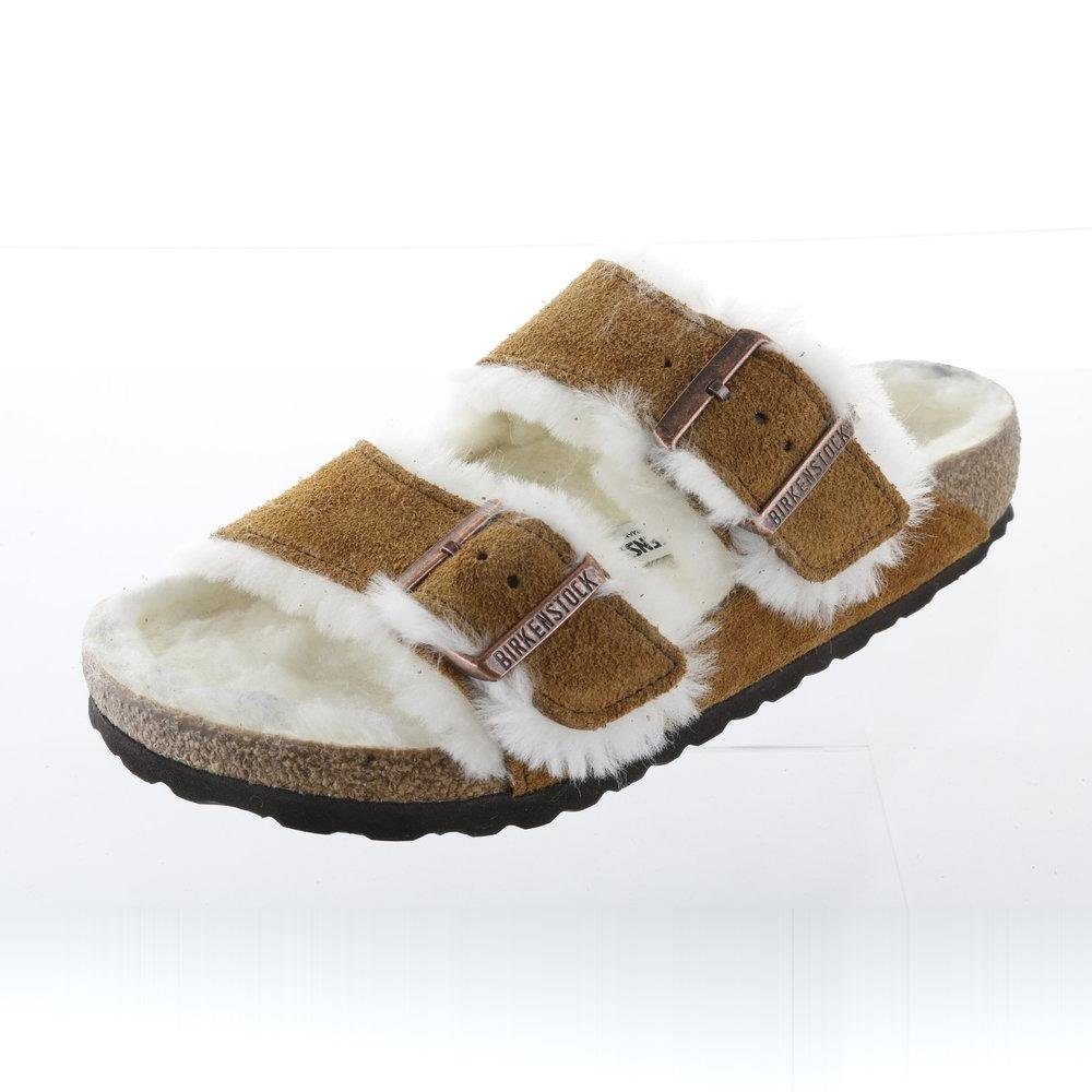 Birkenstock Pantolette Arizona VL Sheepskin Mink Pantolette