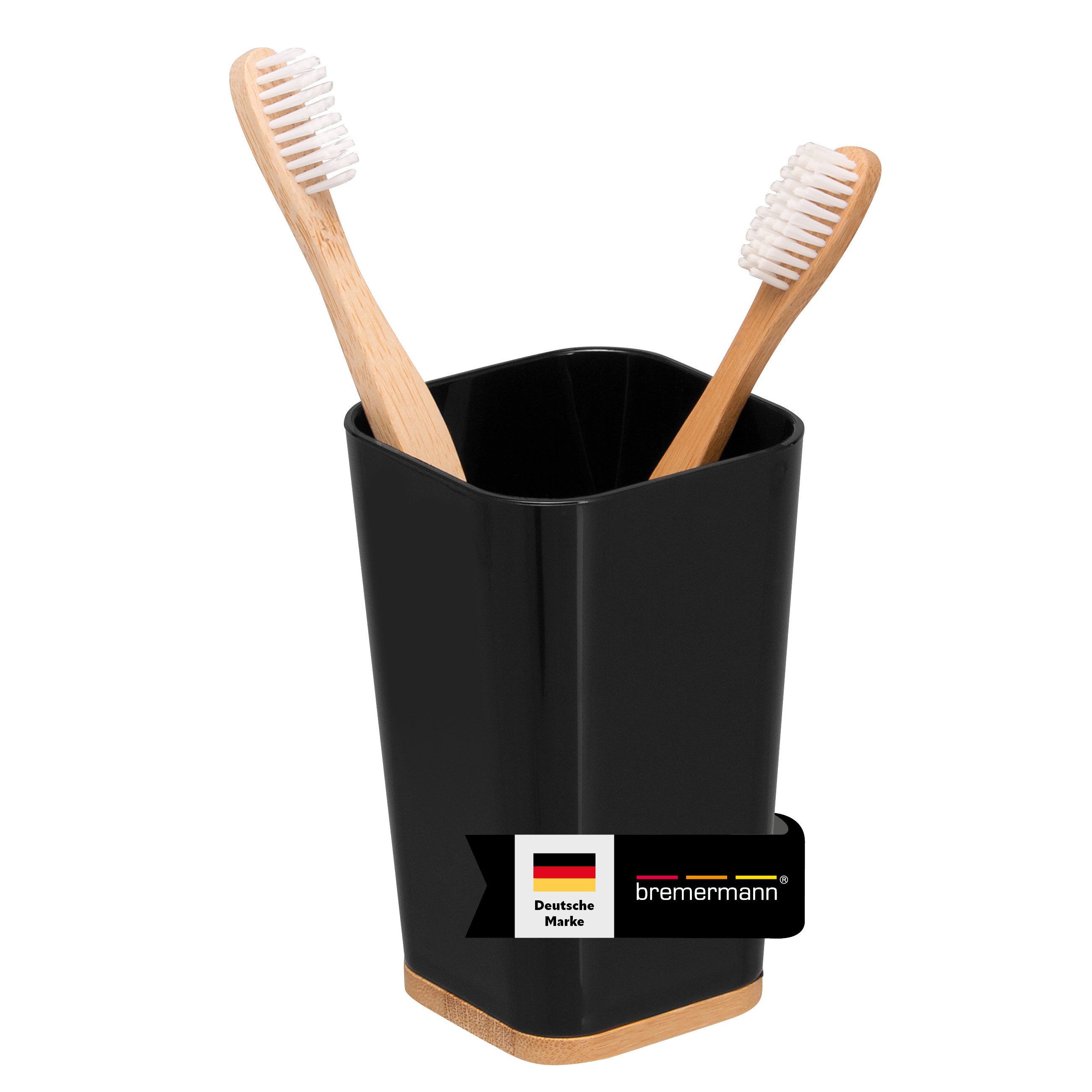 bremermann Zahnputzbecher Zahnputzbecher CALVI aus Bambus und Kunststoff, s günstig online kaufen