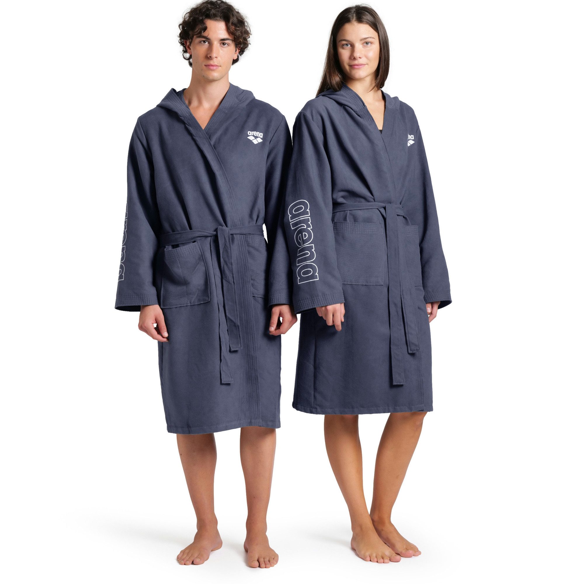 Arena Bademantel Arena Unisex Bademantel Zeal Robe 009032, Standardgröße, Ohne Verschluss