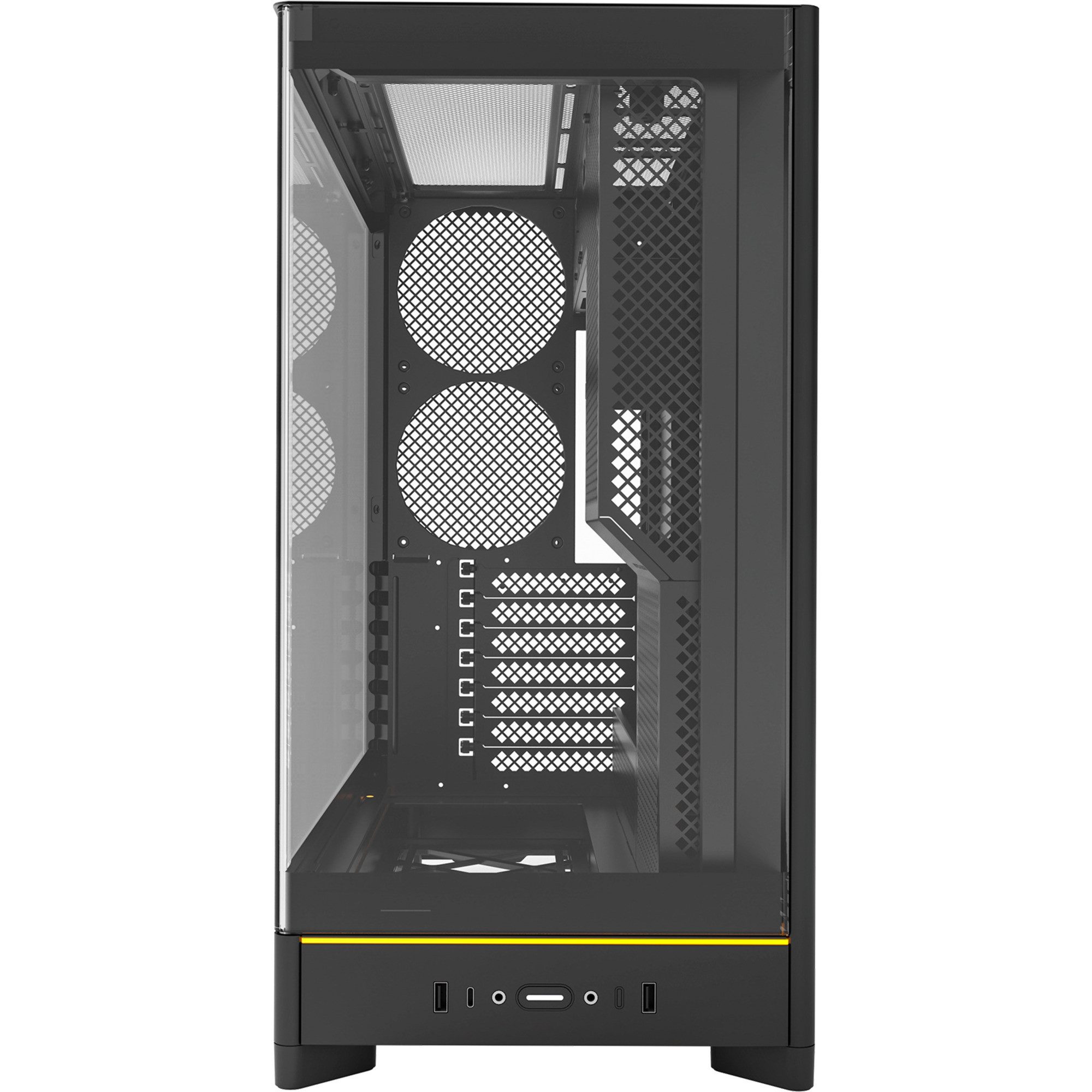 MONTECH PC-Gehäuse Montech HS02, Tower-Gehäuse, (Tempered Glass x 2)