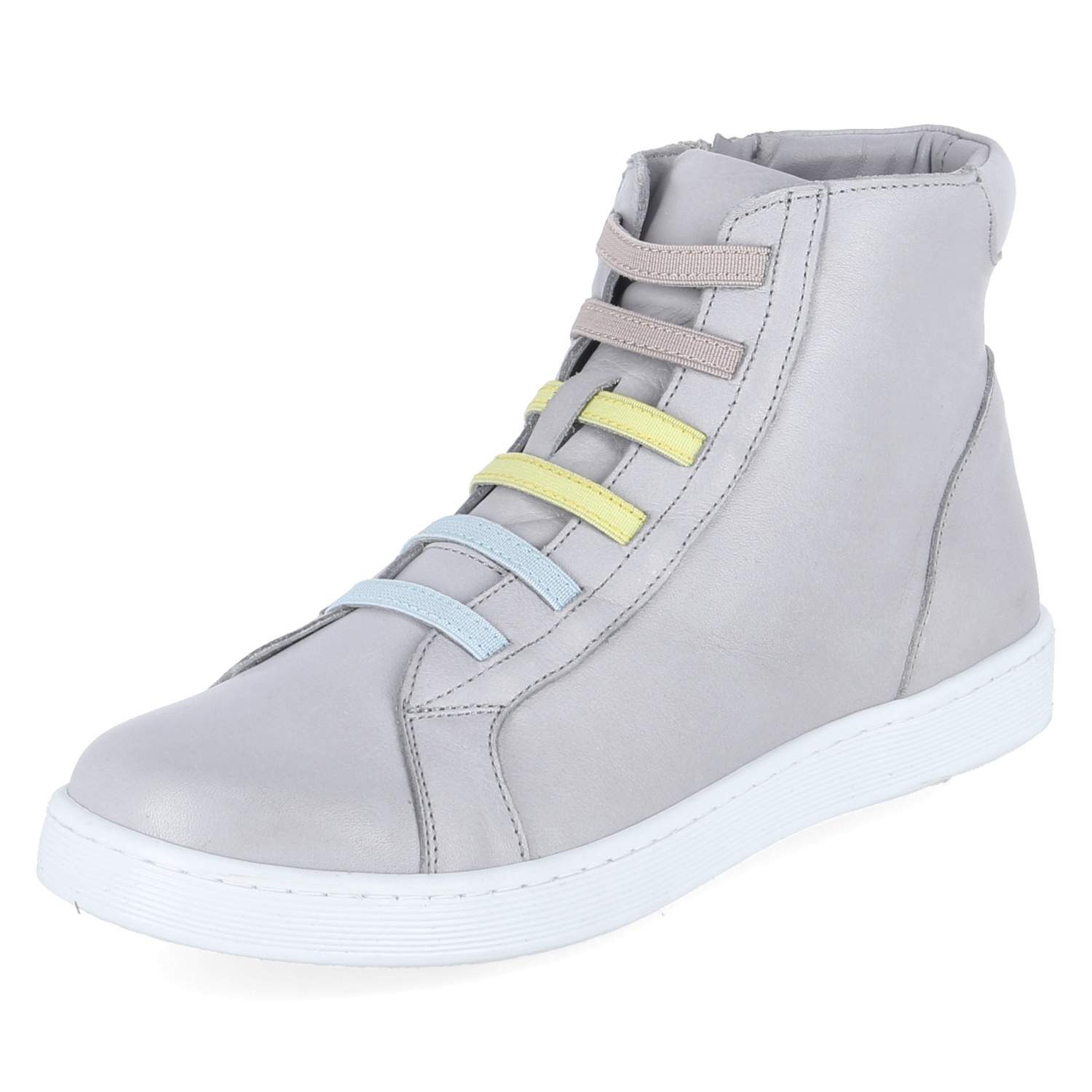 Andrea Conti Andrea Conti 00628011-918 SEIDENGRAU Damen Glattleder grau Sch günstig online kaufen