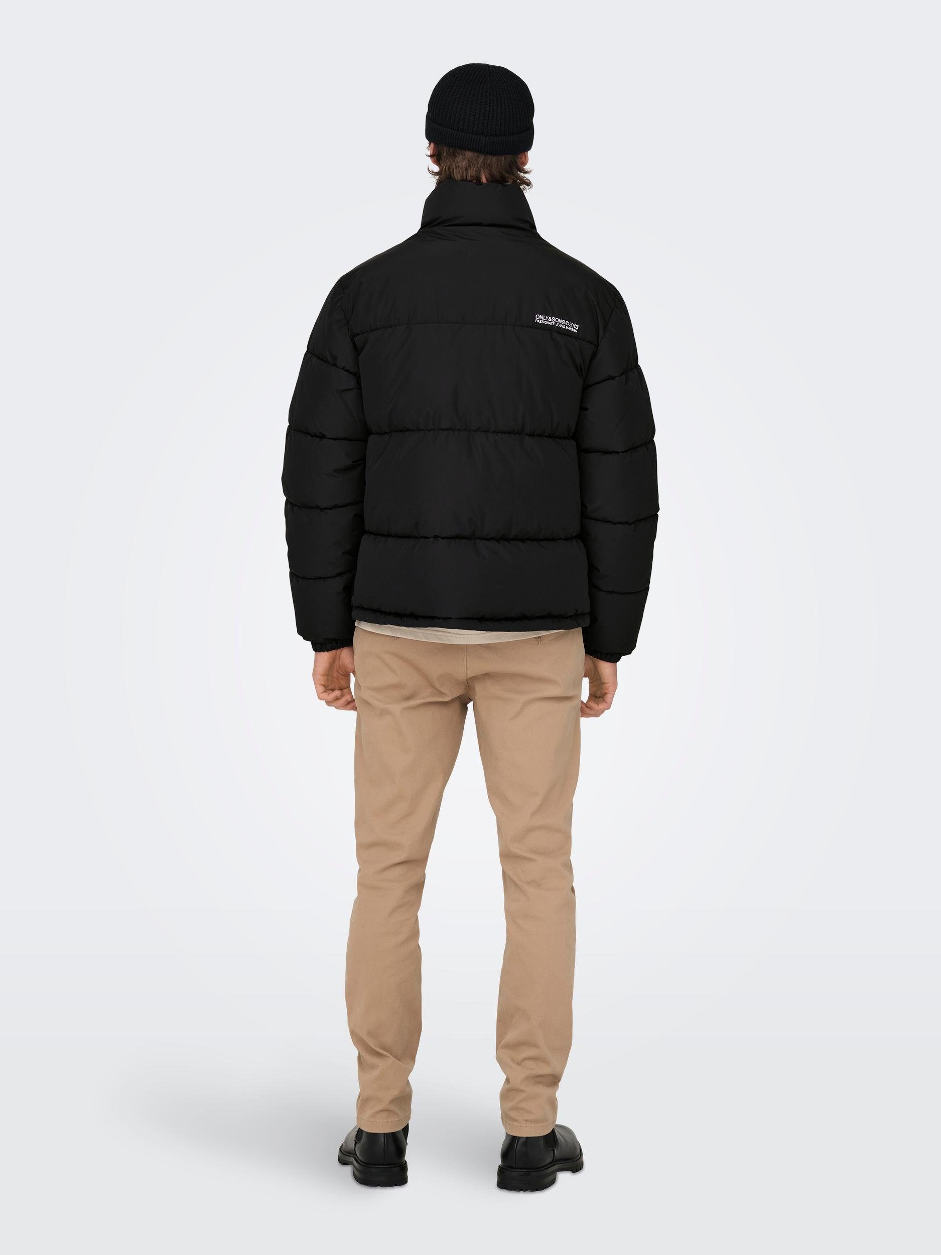 ONSMELVIN SONS LIFE LF & Steppjacke VD Black PUFFER OTW ONLY JACKET