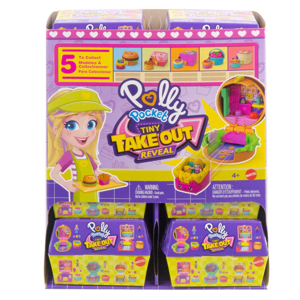 Mattel® Trolleyset Polly Pocket Takeout Reveal