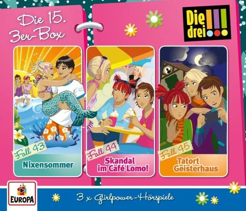 Hörspiel Die drei !!! 3er Box 15 - Folgen 43-45