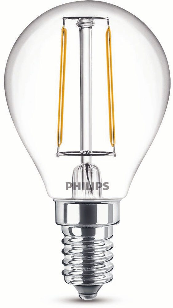 Philips Hue LED-Leuchtmittel LED classic Lampe 25W E14 Tropfen warmweiß 250lm klar, E14