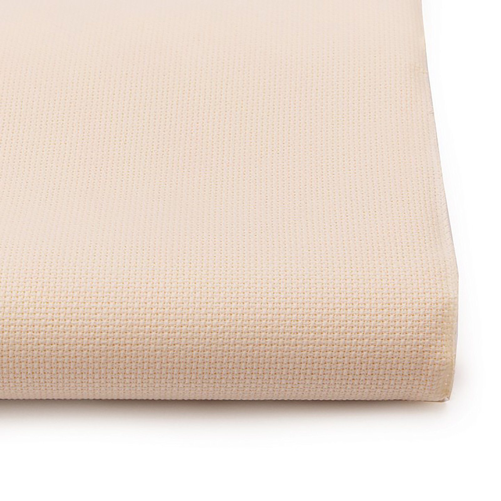 maDDma Stoff Kreuzstichstoff Baumwolle 0,5 x 1,4m, ecru