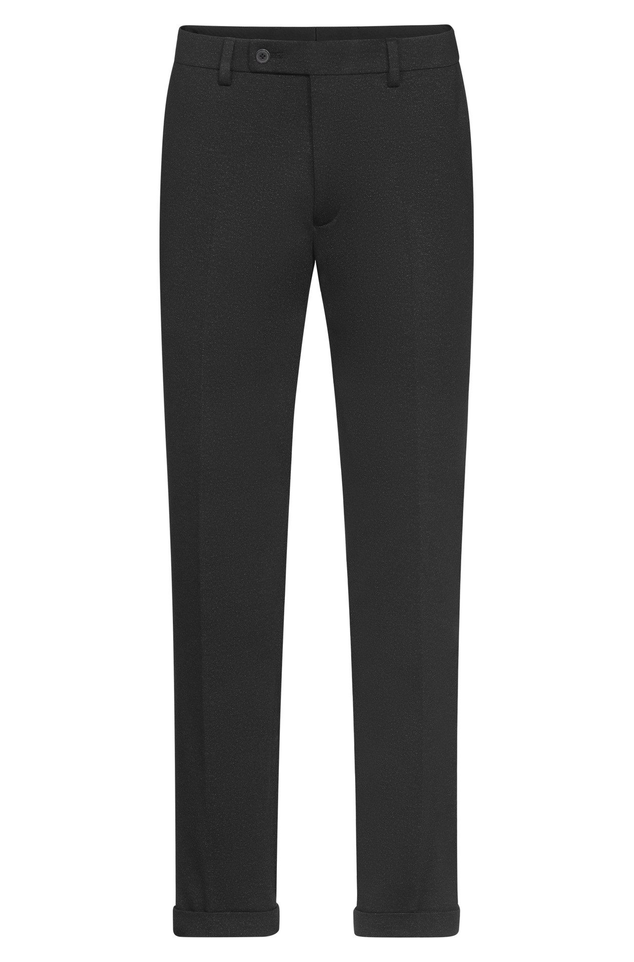 GREIFF Anzughose Greiff CASUAL Herren Jersey-Hose Regular Fit Anthrazit meliert