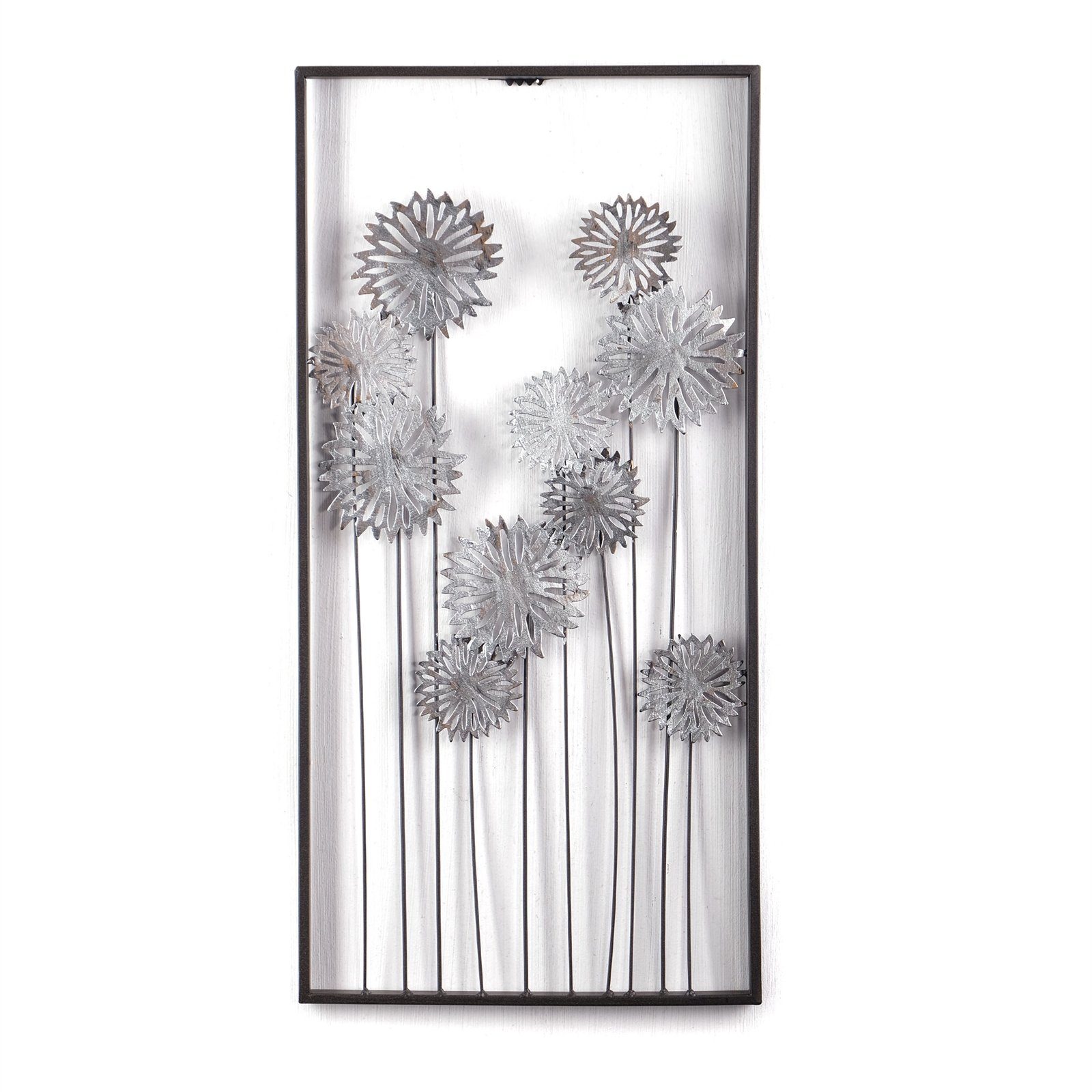 DESIGN DELIGHTS Wanddekoobjekt WAND DEKO "PURE FLOWERS", Metall, 62 cm, Wan günstig online kaufen