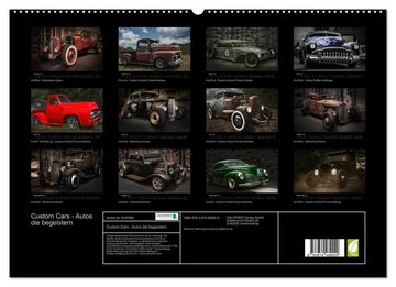 CALVENDO Wandkalender Custom Cars - Autos die begeistern (Premium, hochwertiger DIN A2 Wandkalender 2023, Kunstdruck in Hochglanz)