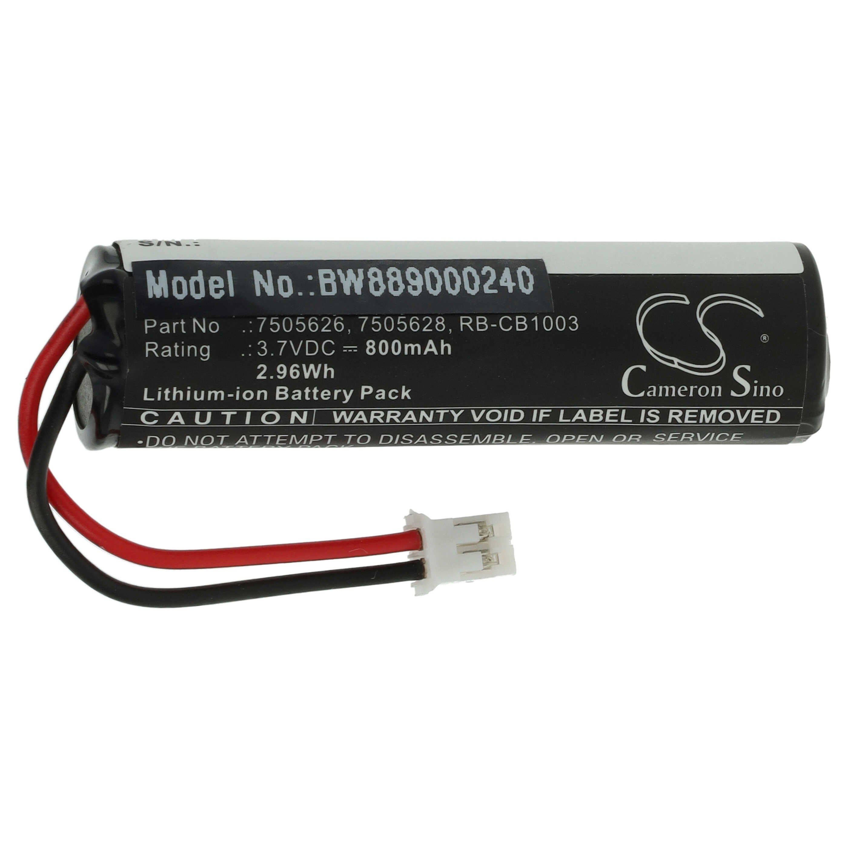 vhbw passend für Morita Brasseler EndoSync Medizin (800 mAh, 3,7 V, Li