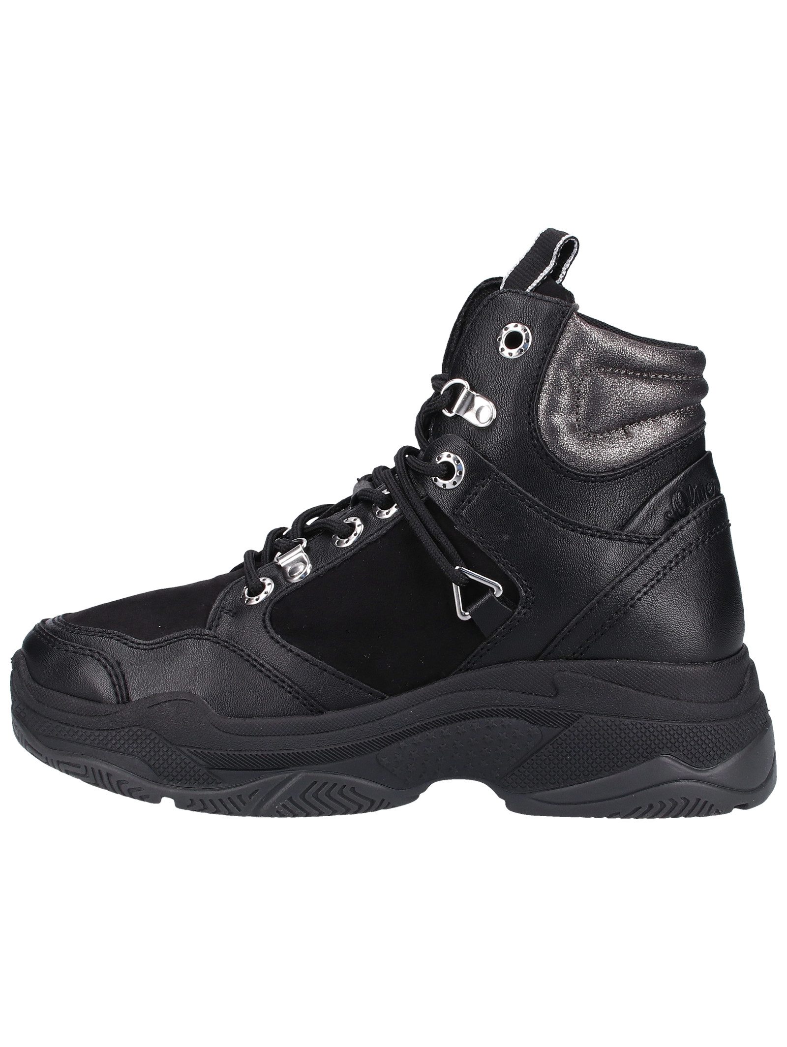 s.Oliver s.Oliver Stiefelette Lederimitat/Textil Schnürstiefelette