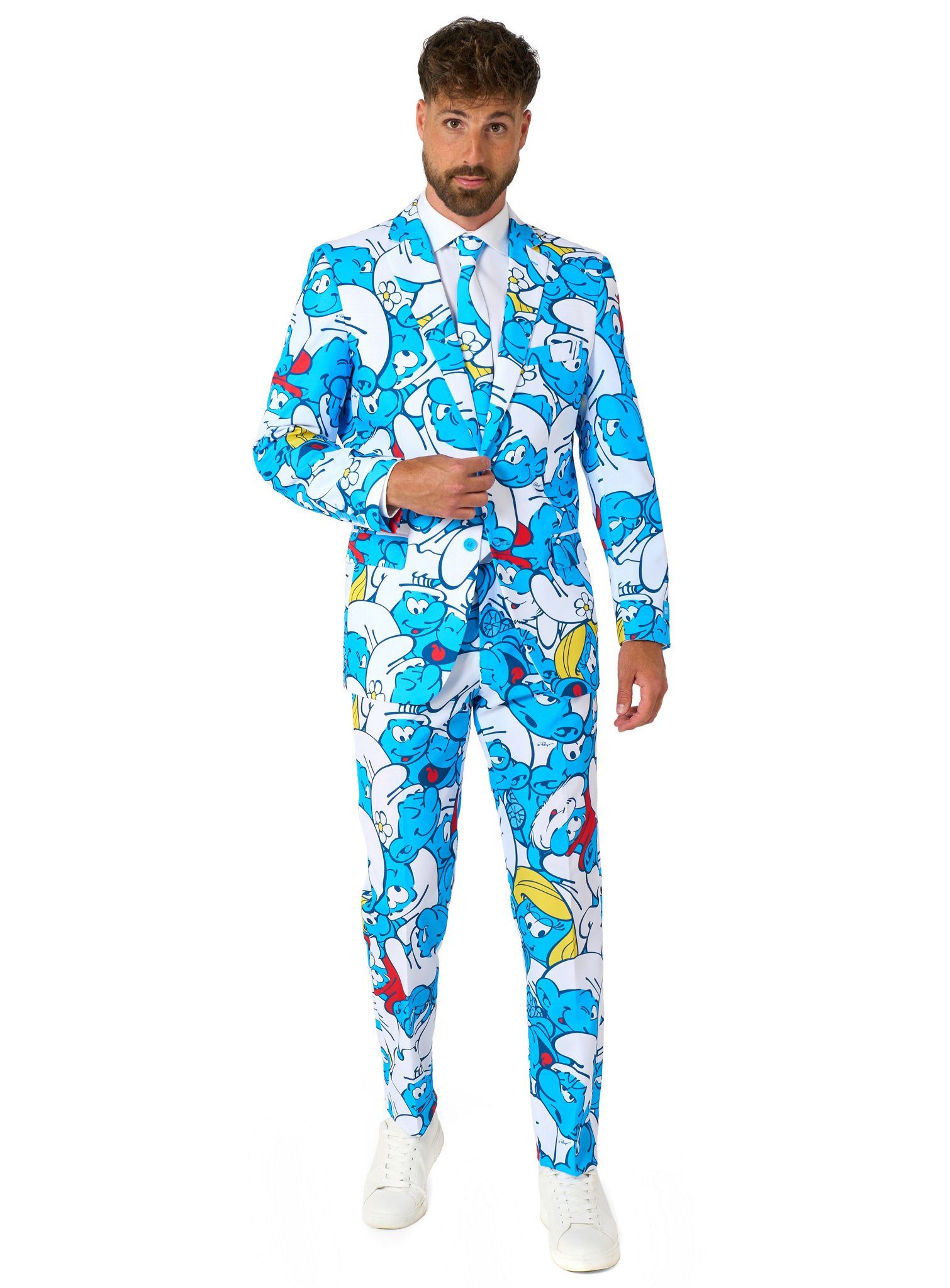 Opposuits Partyanzug Die Schlümpfe Anzug, Mit Sicherheit der schlumpfigste Anzug den es gibt!