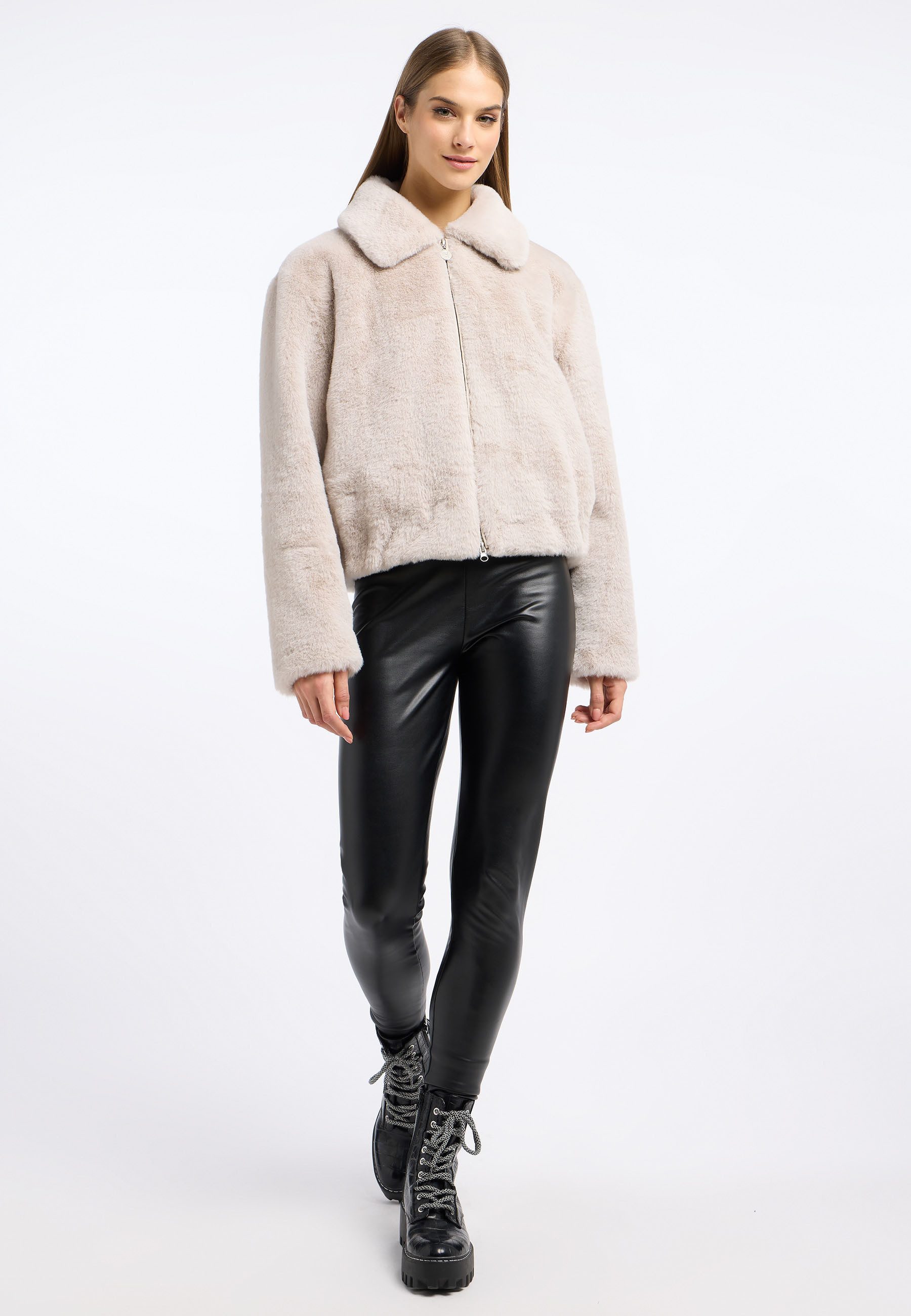 Frieda & Freddies Winterjacke Frieda & Freddies Faux-Fur-Jacke