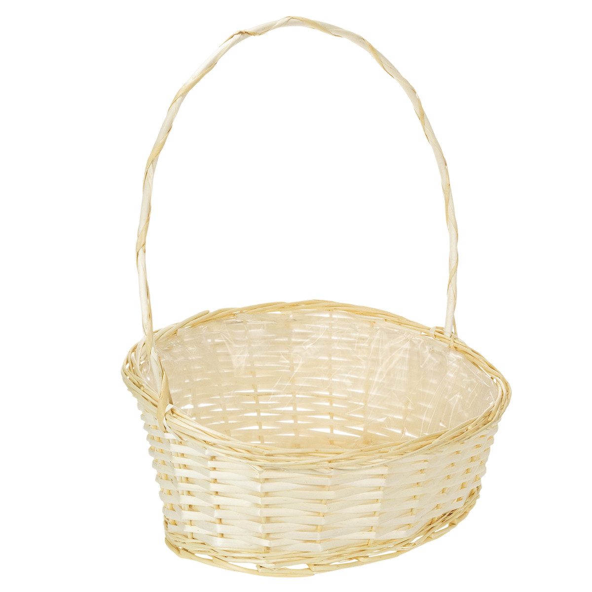 Florists Products Dekokorb Großer Weidenkorb mit Henkel 44x36 cm - Präsentkorb