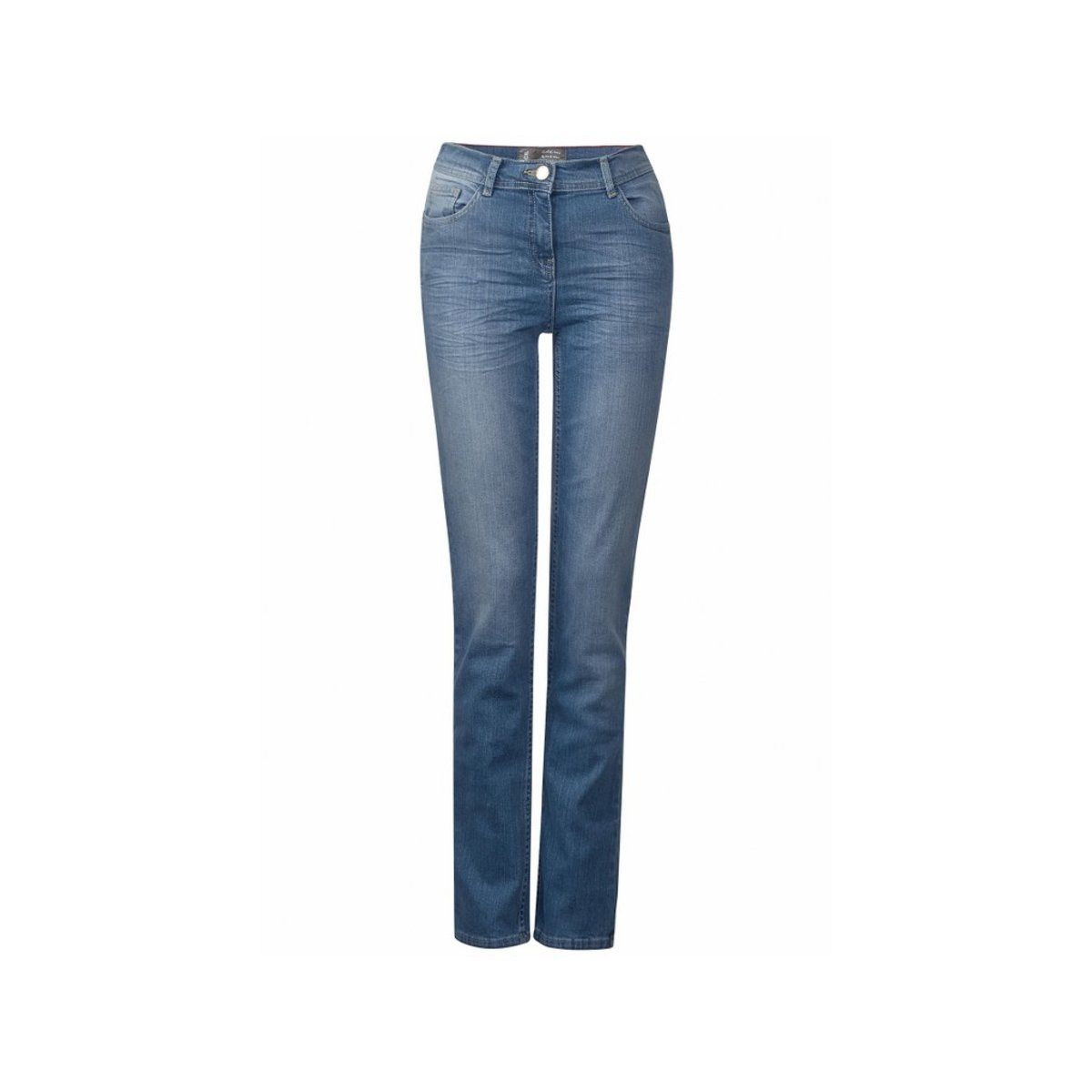 Cecil 5-Pocket-Jeans blau (1-tlg)