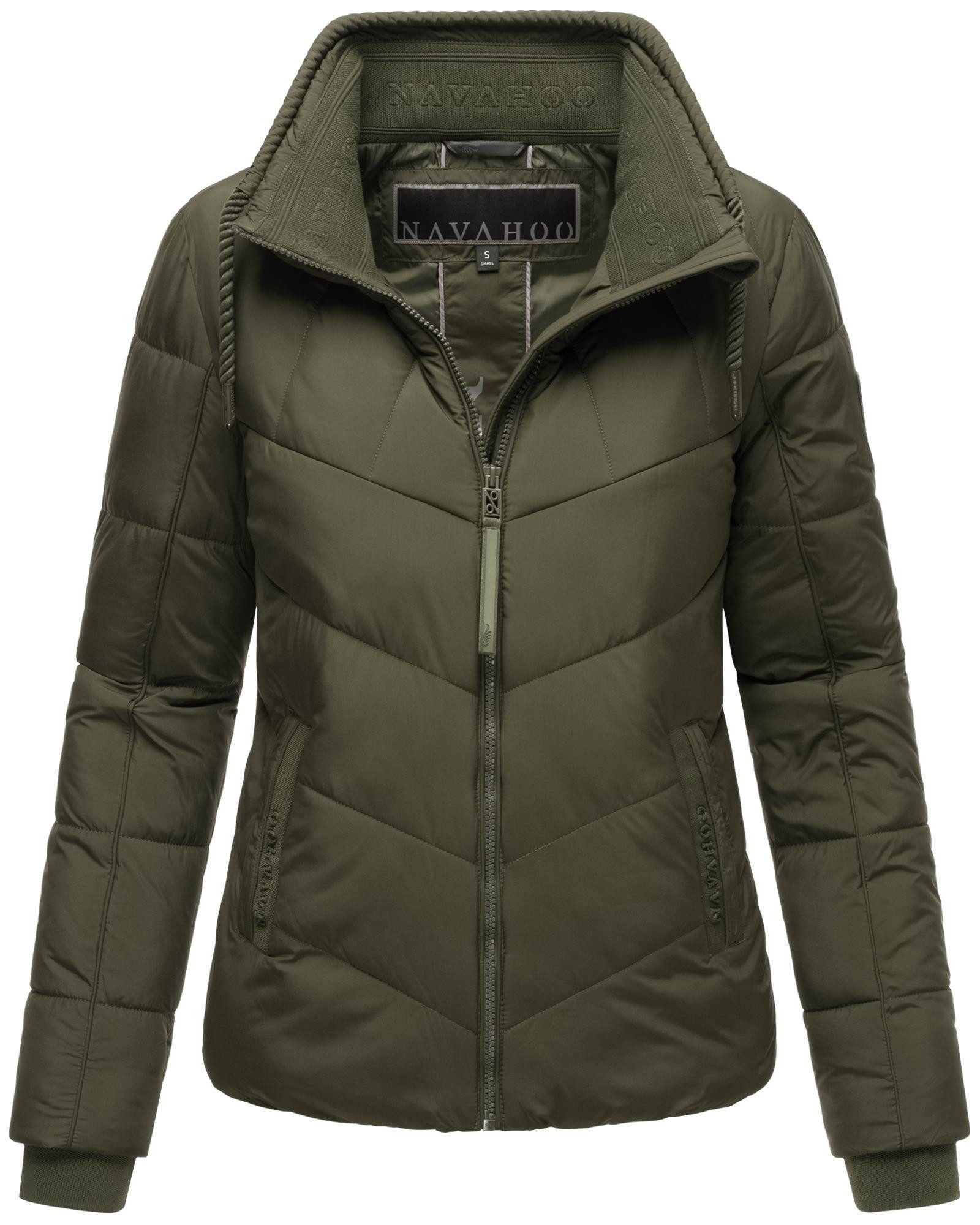 Navahoo Steppjacke Liebesfee 14 gesteppte Damen Übergangsjacke mit wattiertem Stehkragen