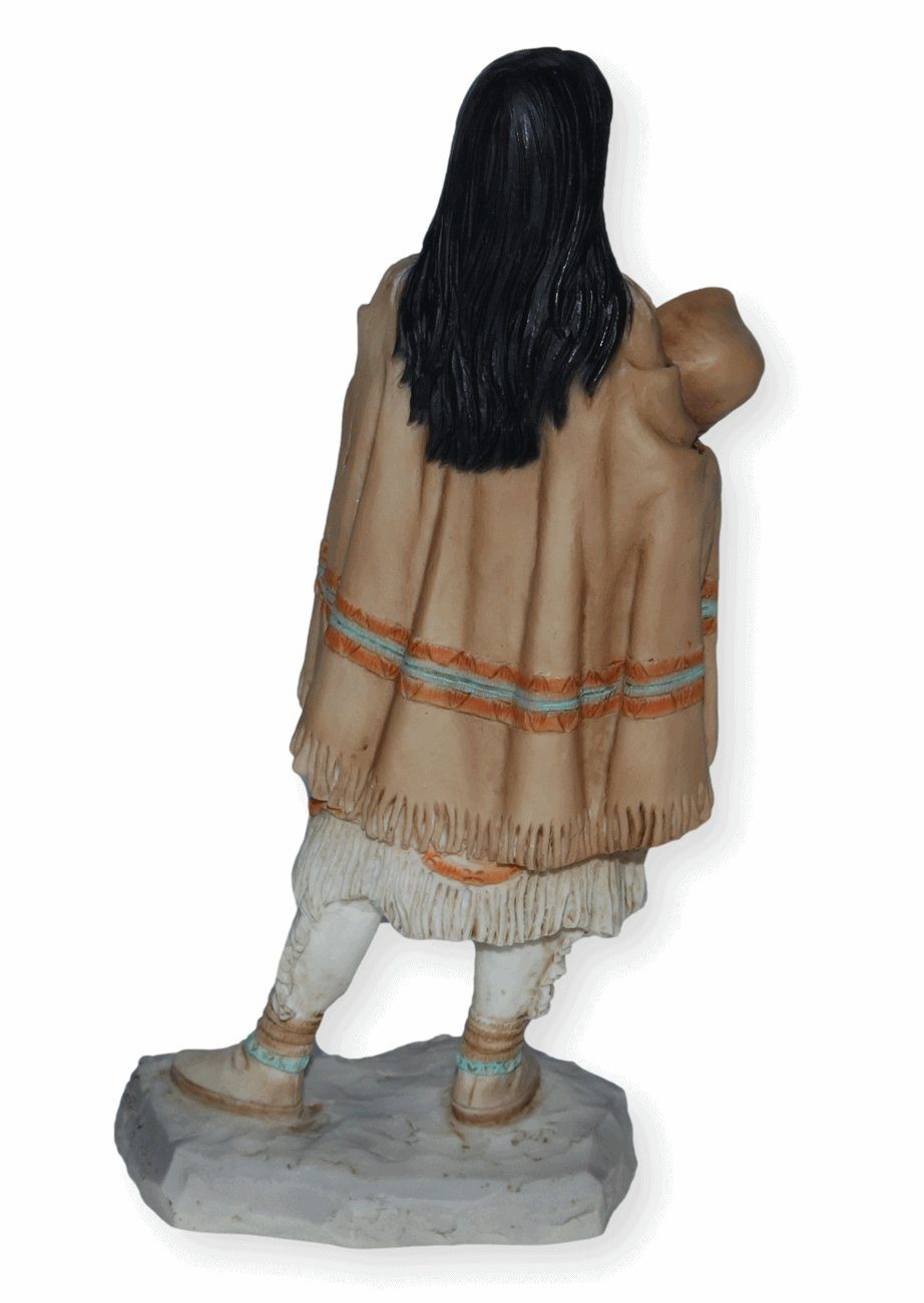Kind Sacajawea Native mit Castagna American Dekofigur cm Dekofigur 15 H Castagna