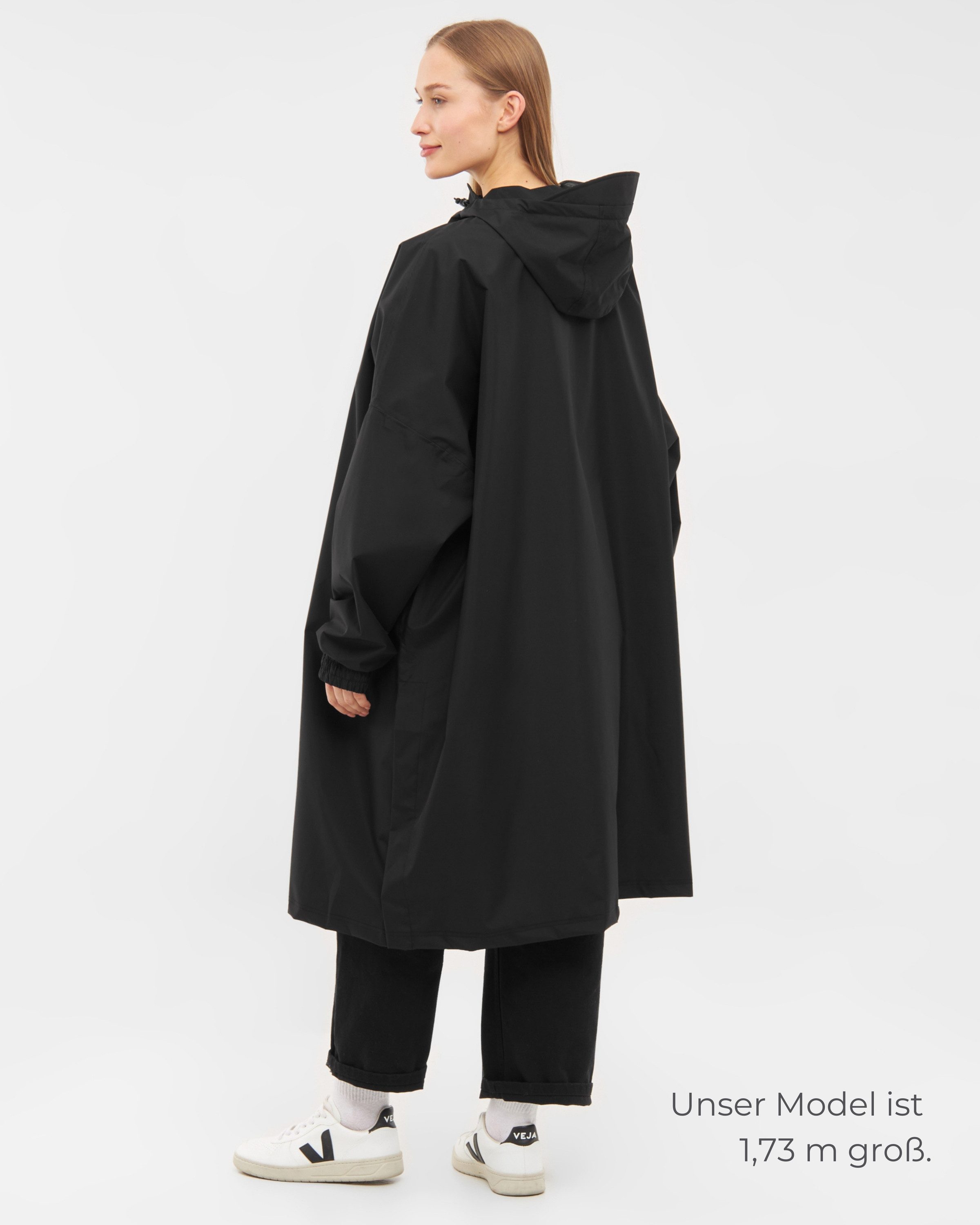 LARKSON Regenponcho Lykke Regenponcho, Wassersäule 10.000 mm (1-St) Wasserdichtes Regencape mit verschweißten Nähten